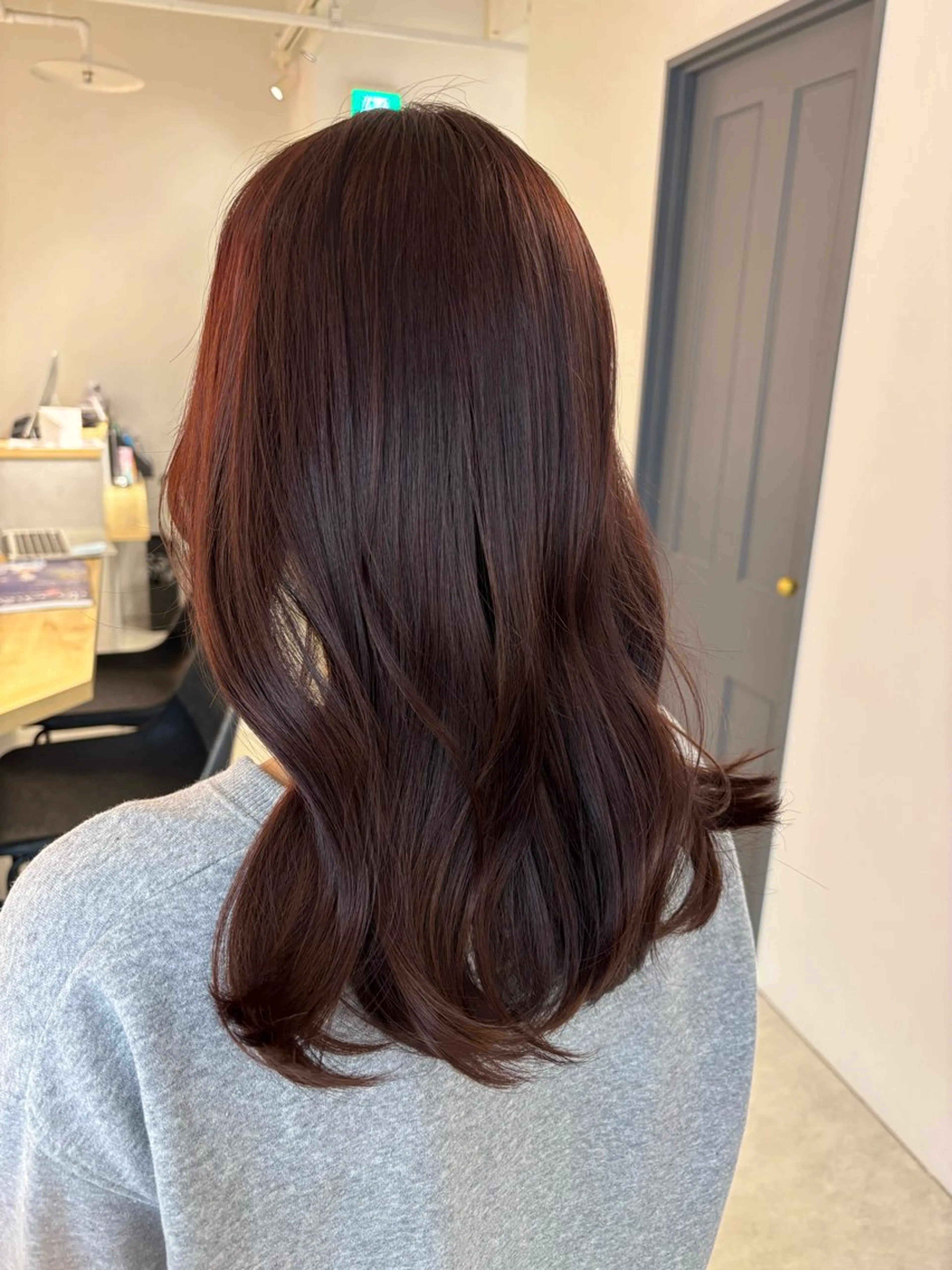 セミロング ヘアカラー 札幌美容師♡西塔 瑠音🎀のヘアスタイル