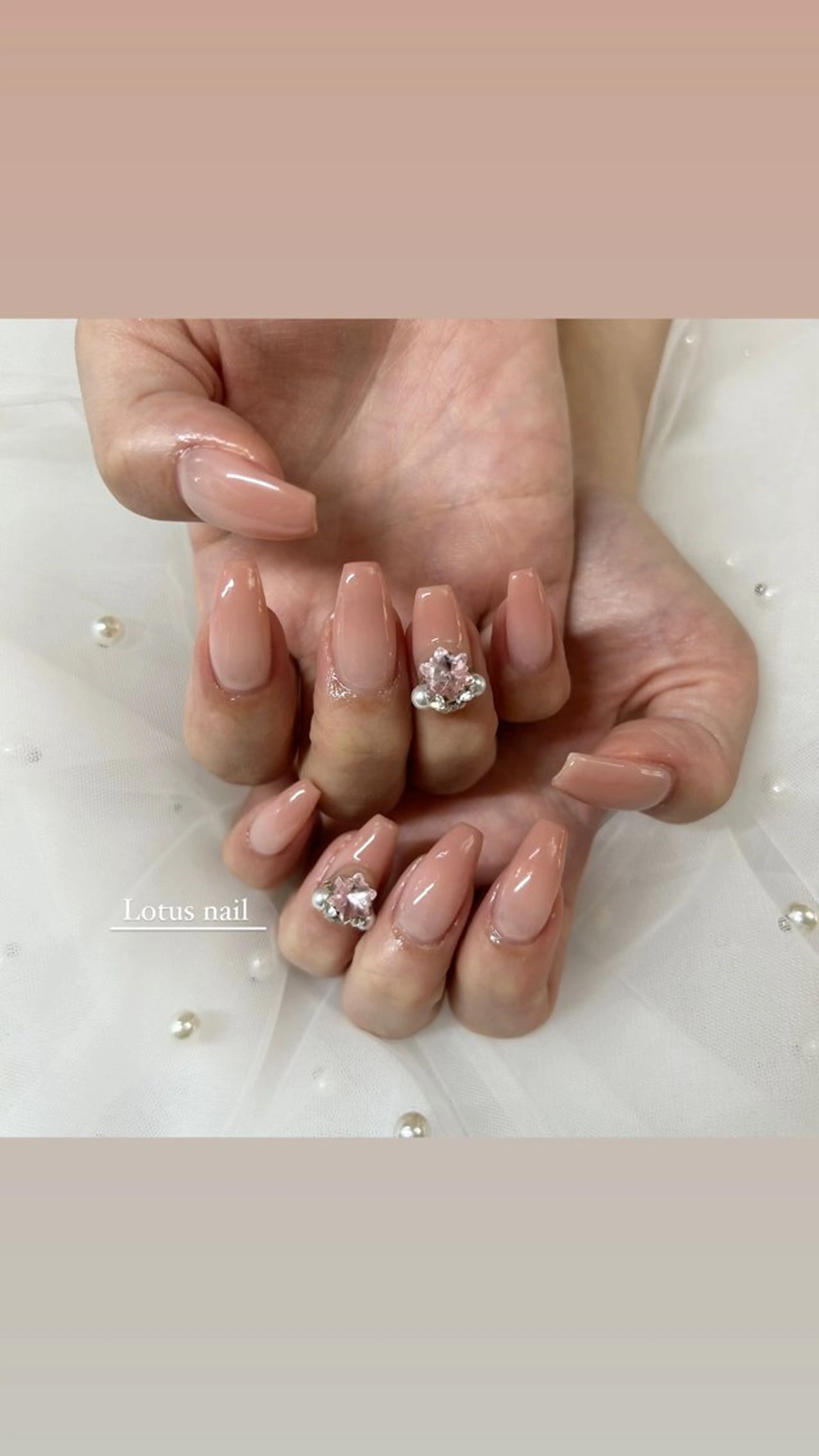 ネイル ハンドネイル privatesalon  Lotusnail所属・Lotus nailのネイルデザイン