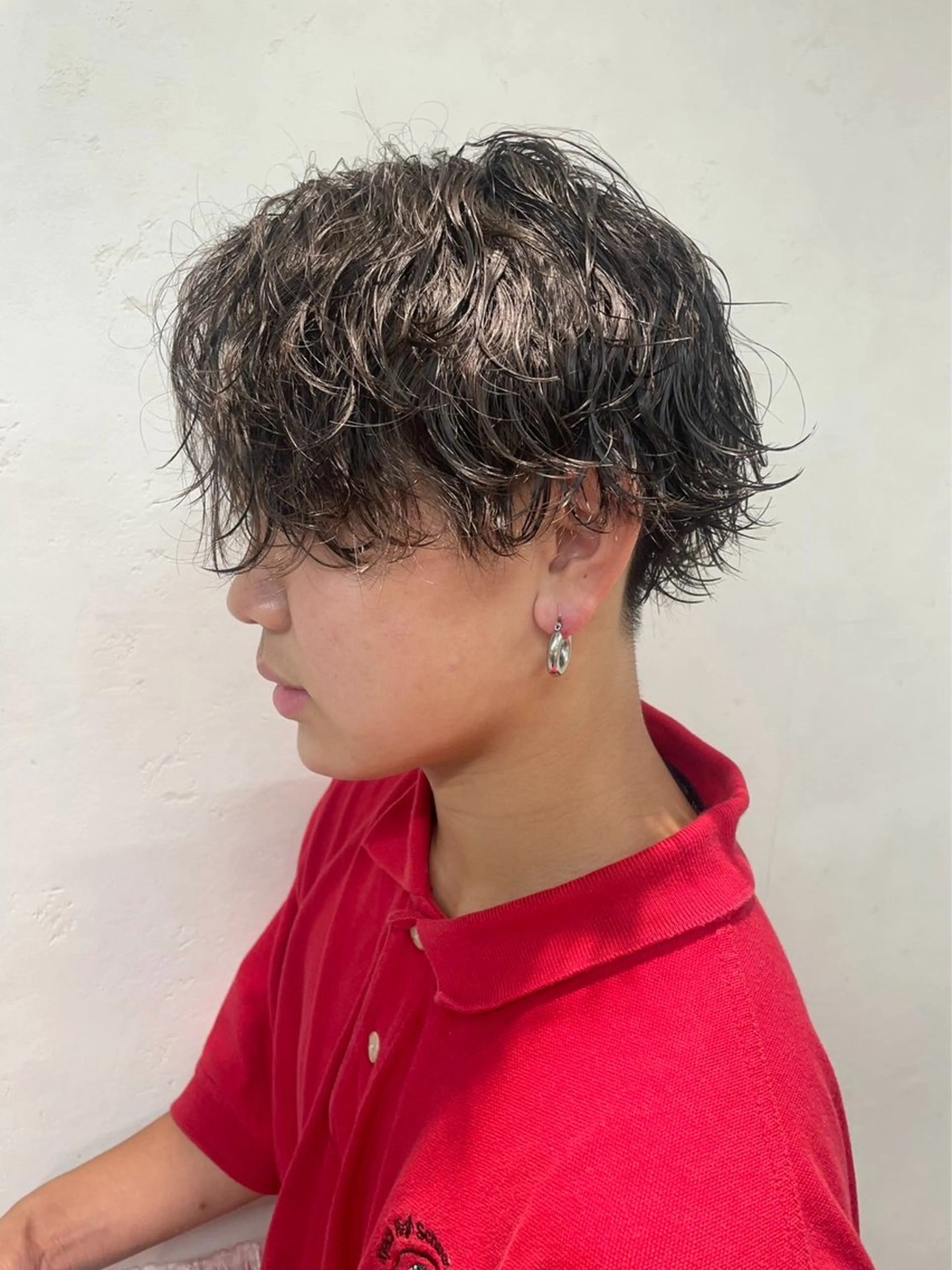ショート カット パーマ 吉田 眞のヘアスタイル