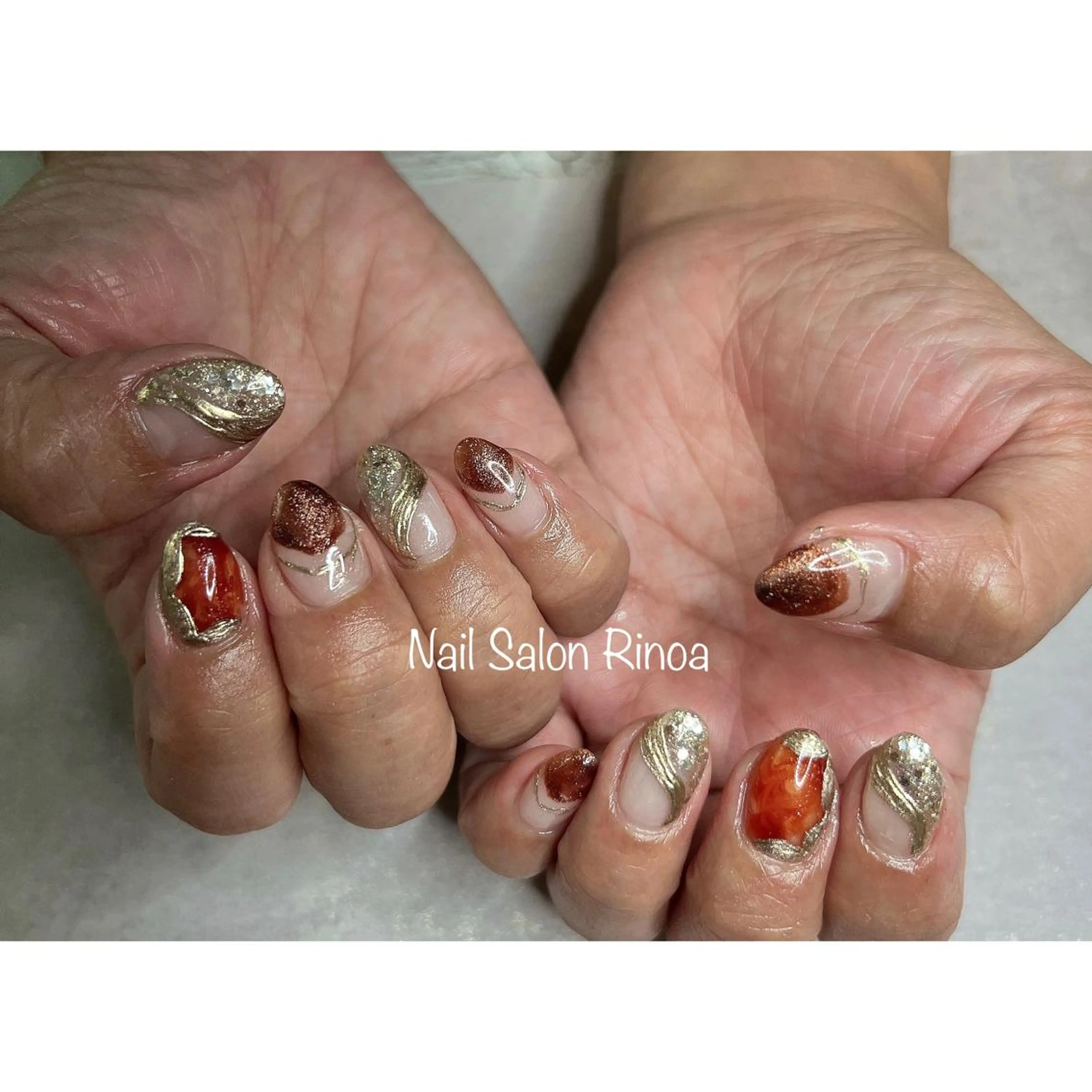ネイル ハンドネイル フットネイル Nail Salon Rinoaのネイルデザイン