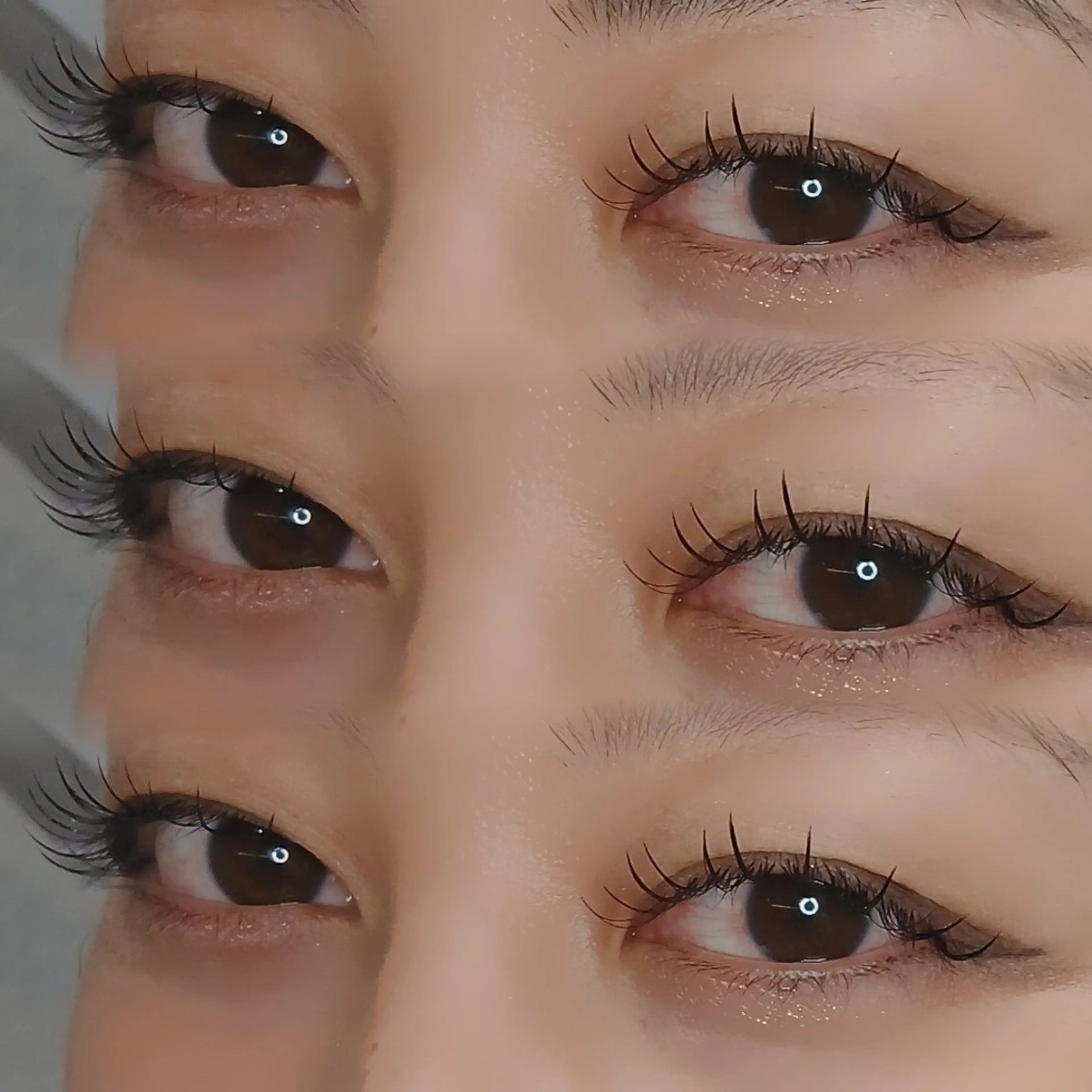 マツエク・マツパ フラットラッシュ AIRA 🌙🤍のマツエク・マツパデザイン