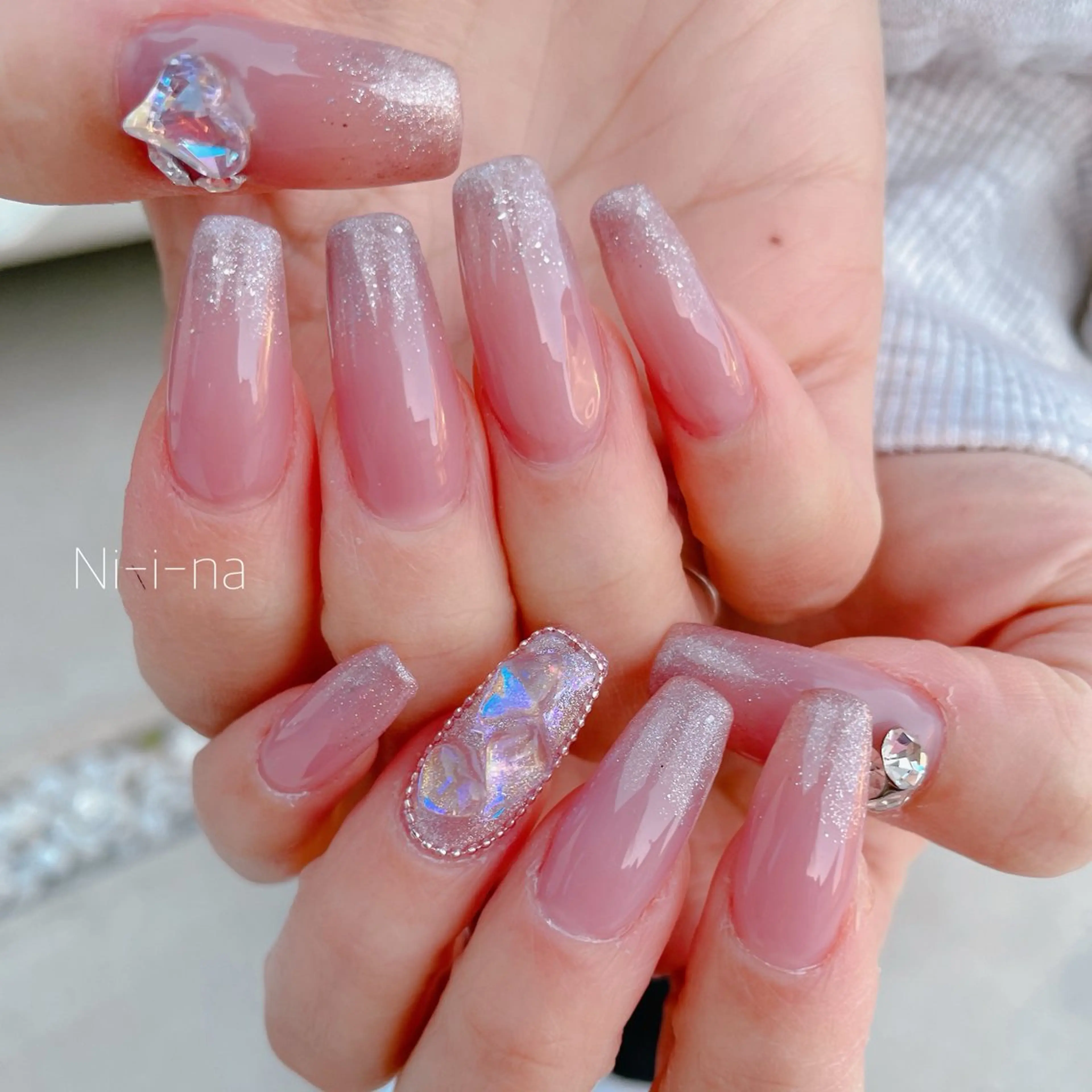 ネイル ハンドネイル nail salon Ni-i-naのネイルデザイン
