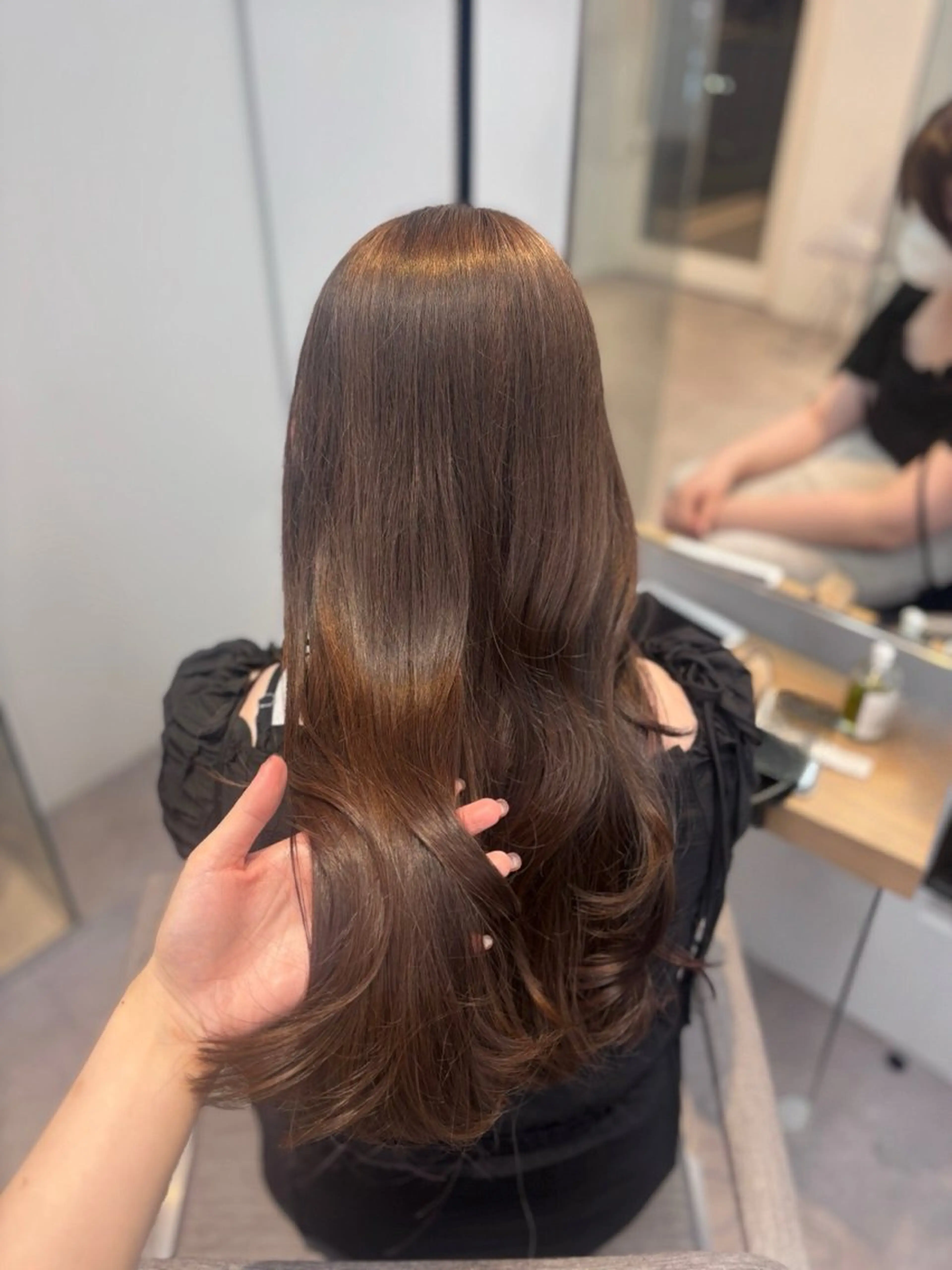 ロング カット ヘアカラー 透明感/韓国ヘア/ miyu 🎀のヘアスタイル