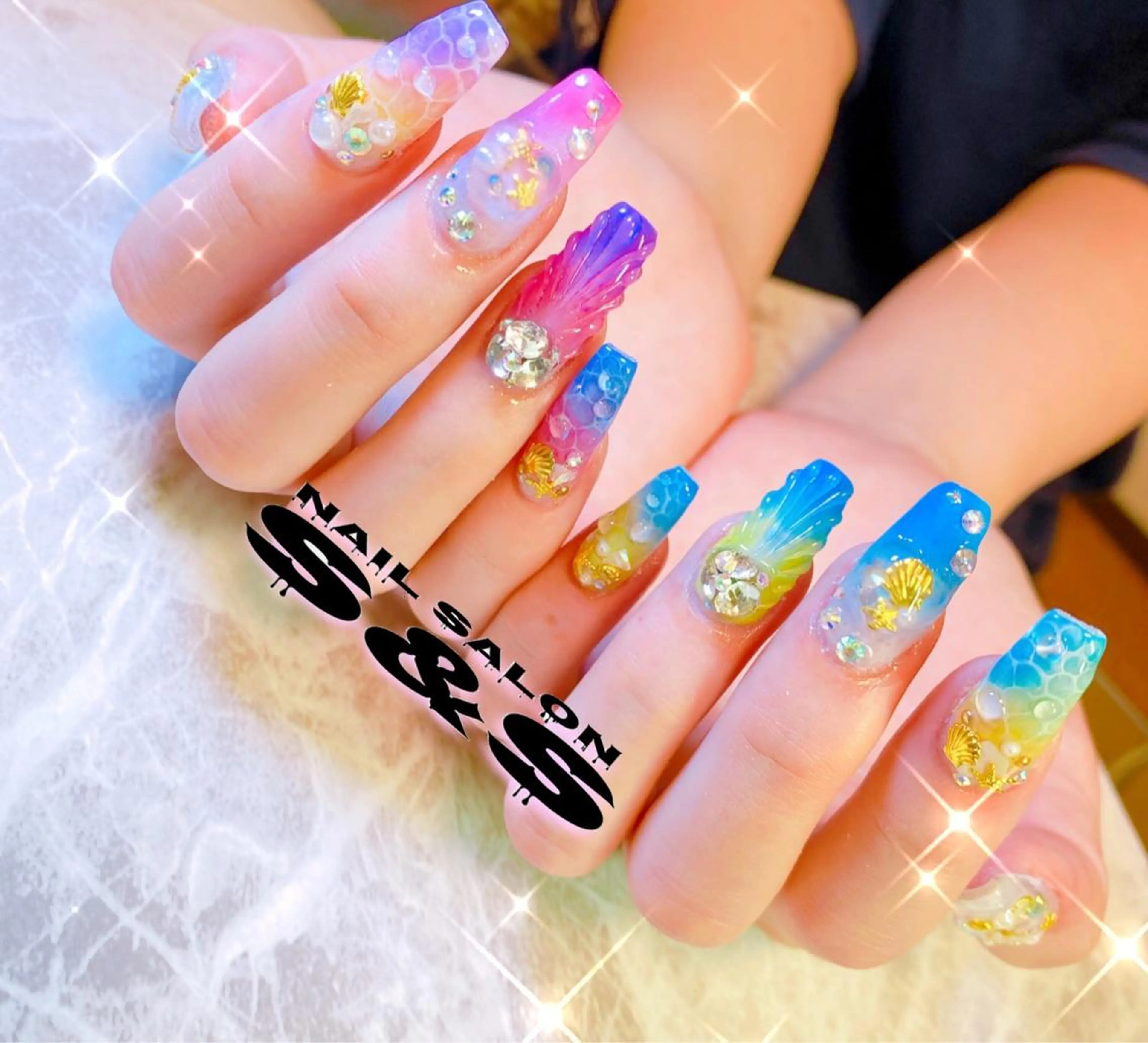 ネイル 長さ出し メンズネイル 持ち込み スカルプネイル S&S 村田小百合のネイルデザイン