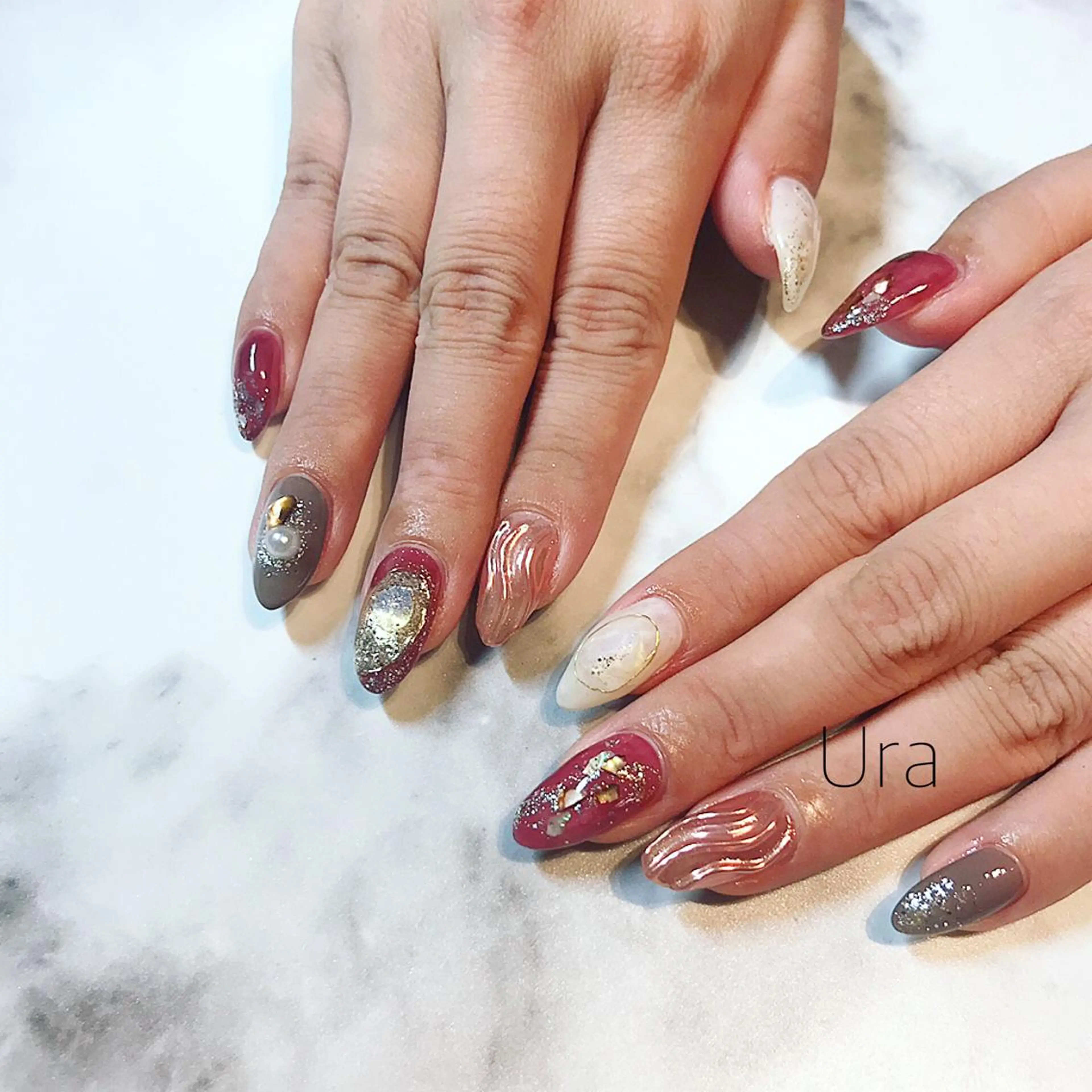 ネイル ハンドネイル UrakoNail 《nail》のネイルデザイン