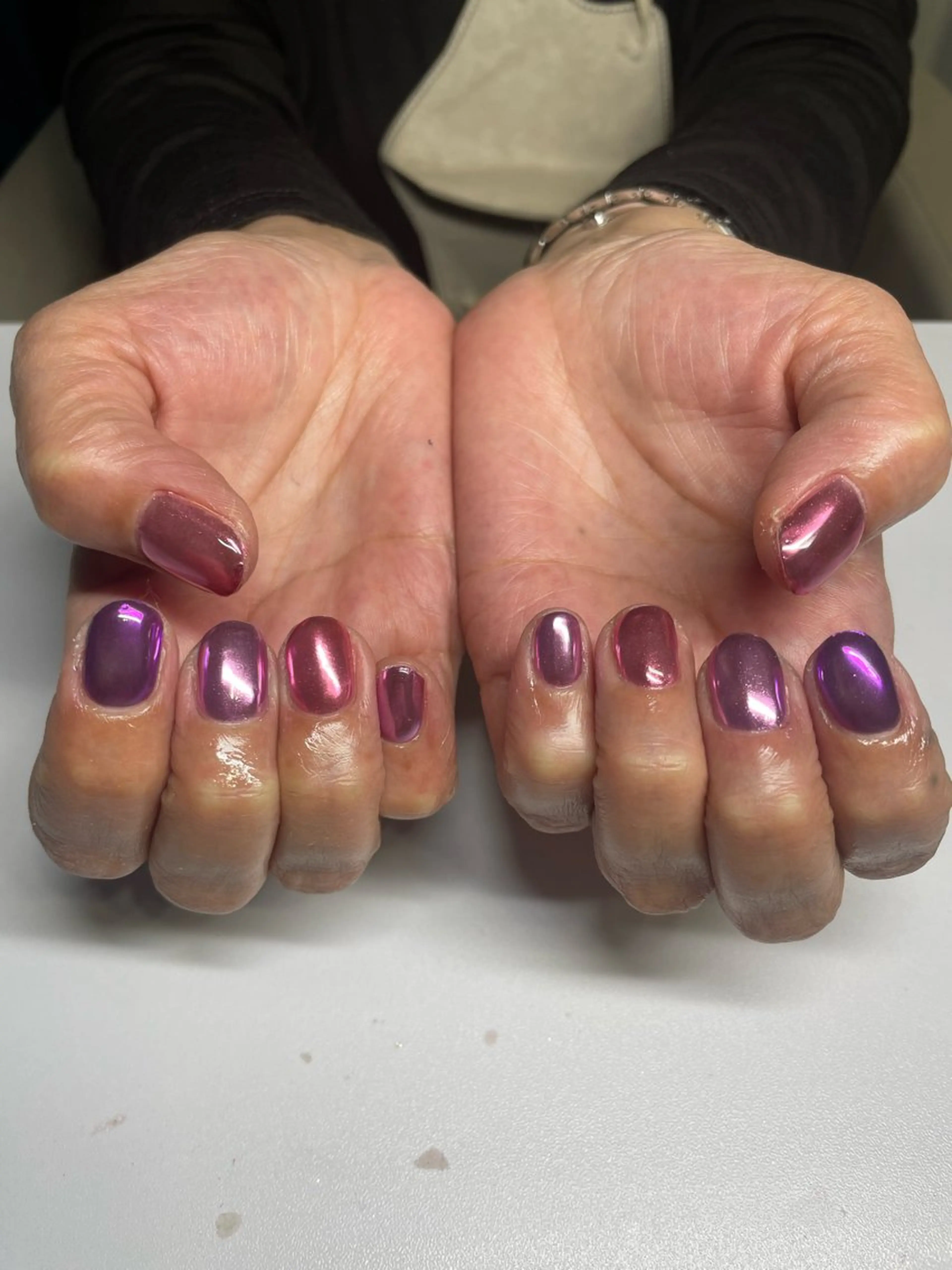 ネイル ミラーネイル ハンドネイル IROHA NAIL 北村菜帆のネイルデザイン