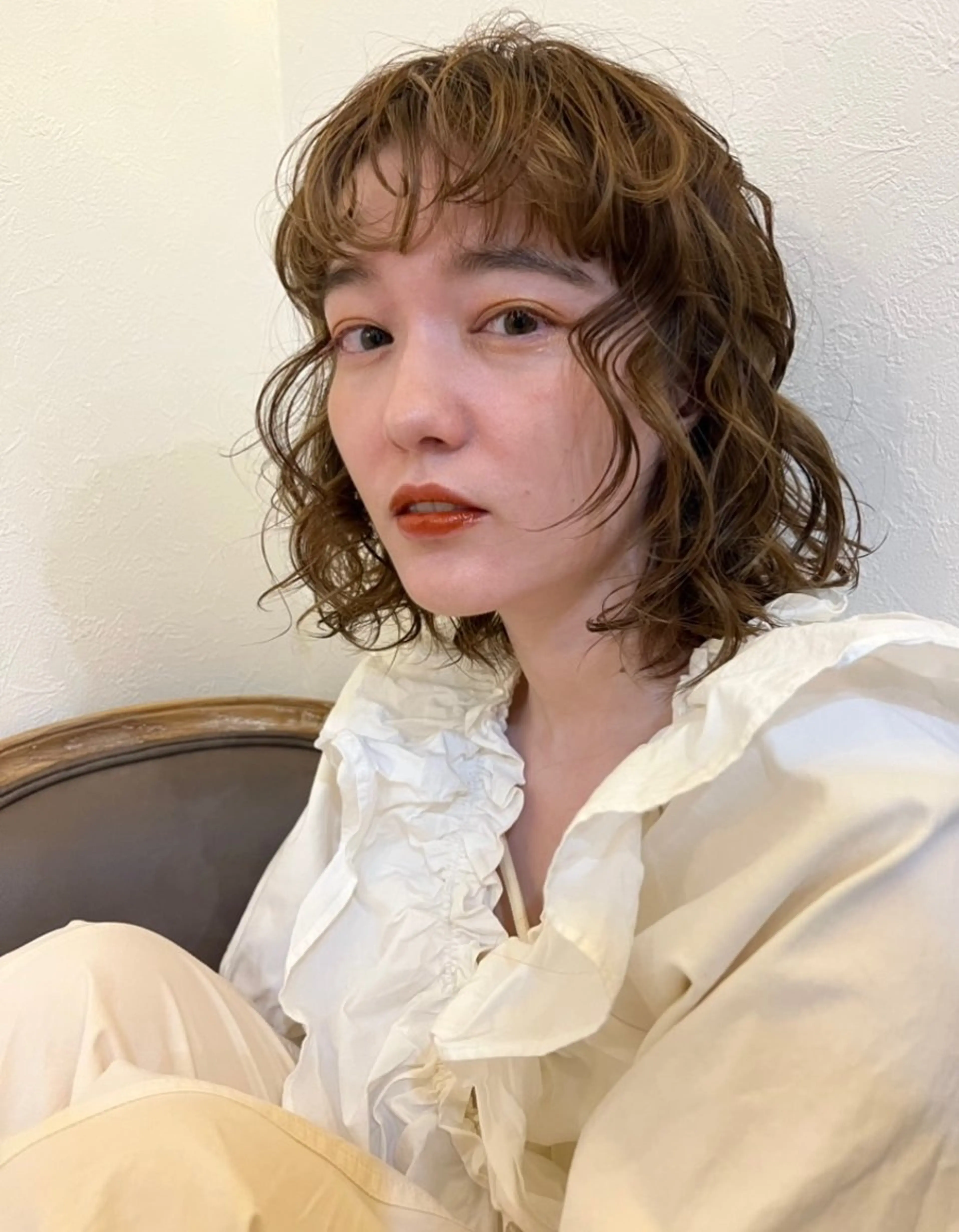ミディアム 伊藤 ほのかのヘアスタイル