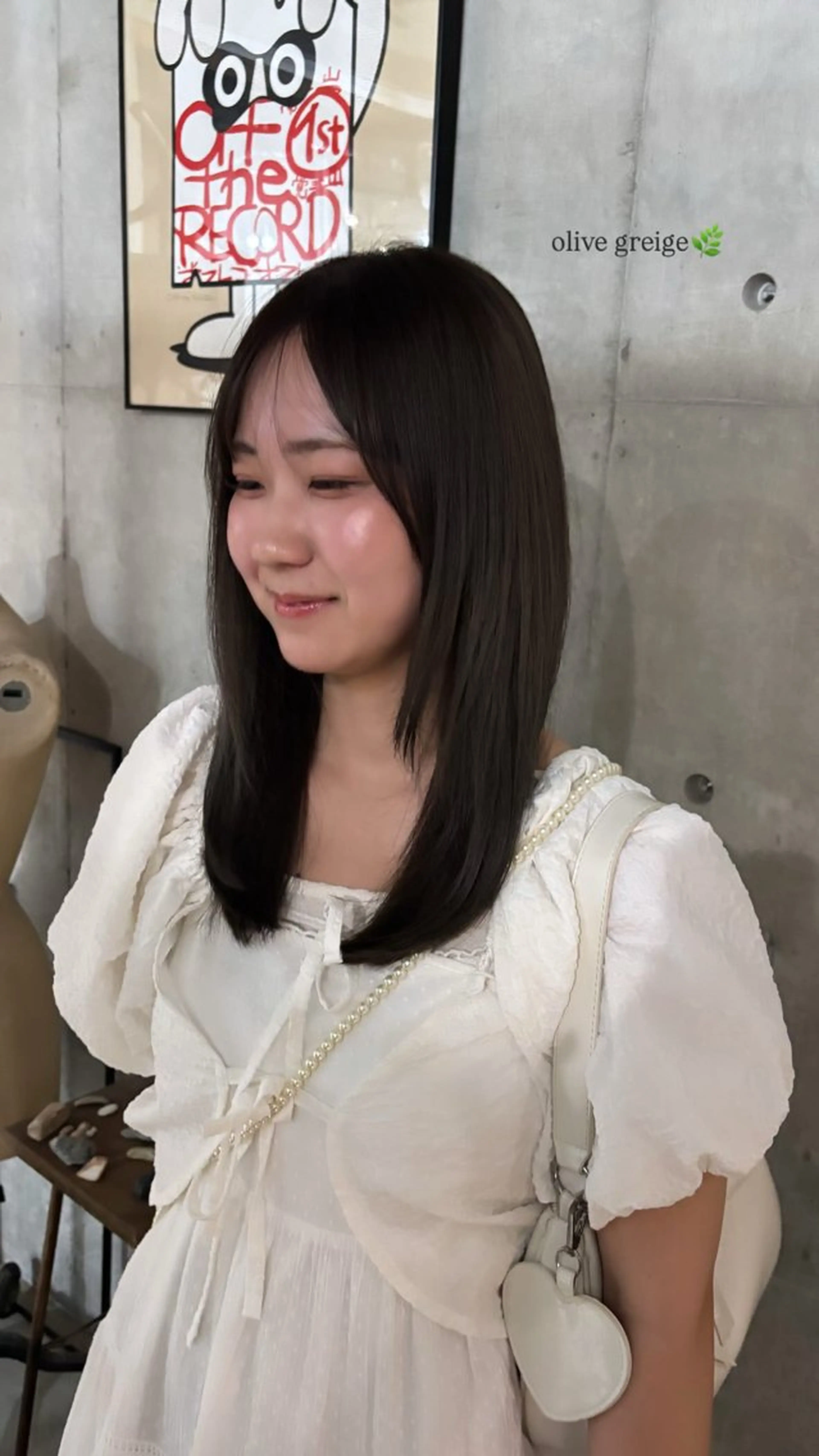 ワンカラー+髪質再生トリートメントの写真