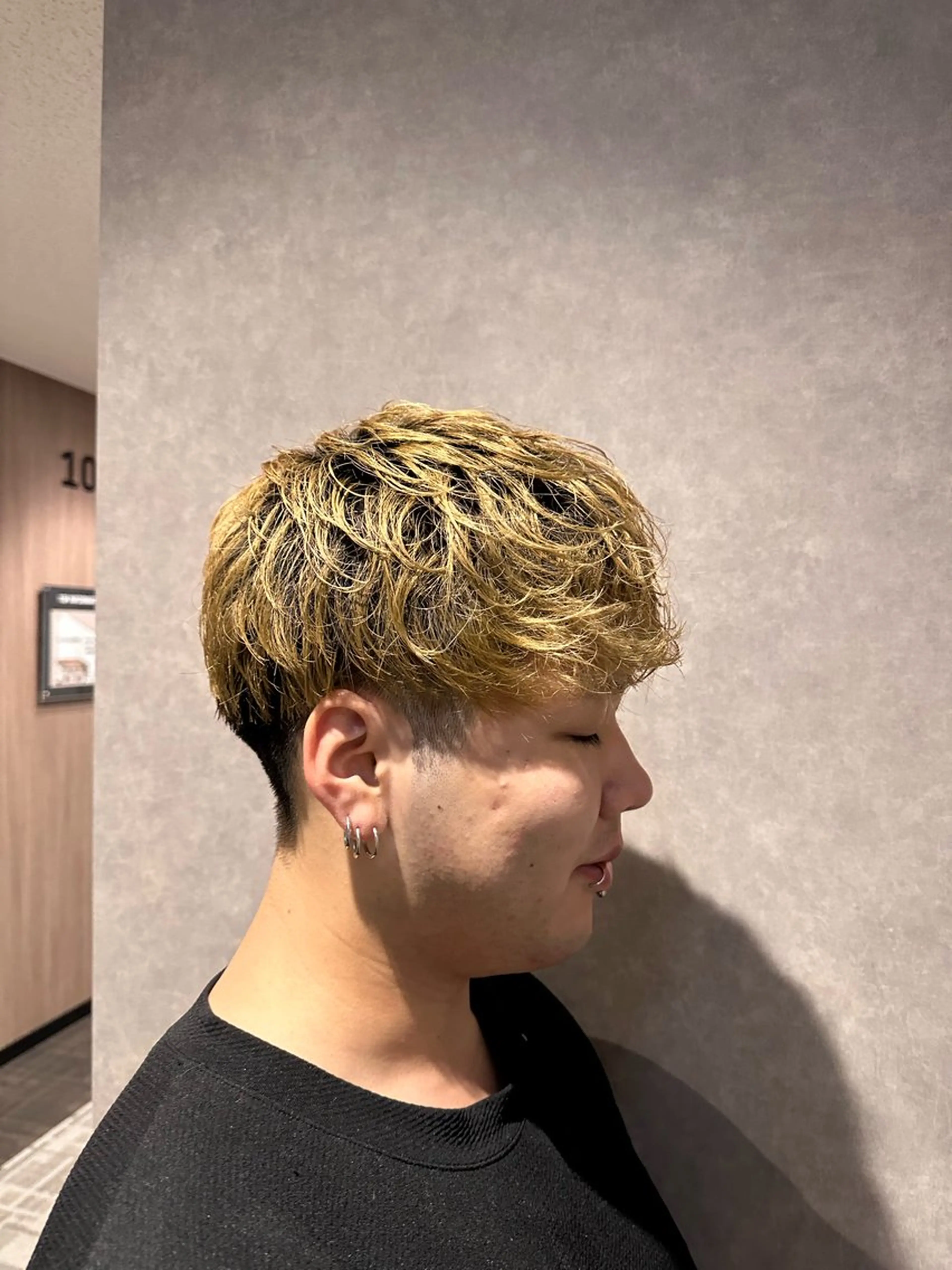 ショート メンズ 田中 瑠星のヘアスタイル