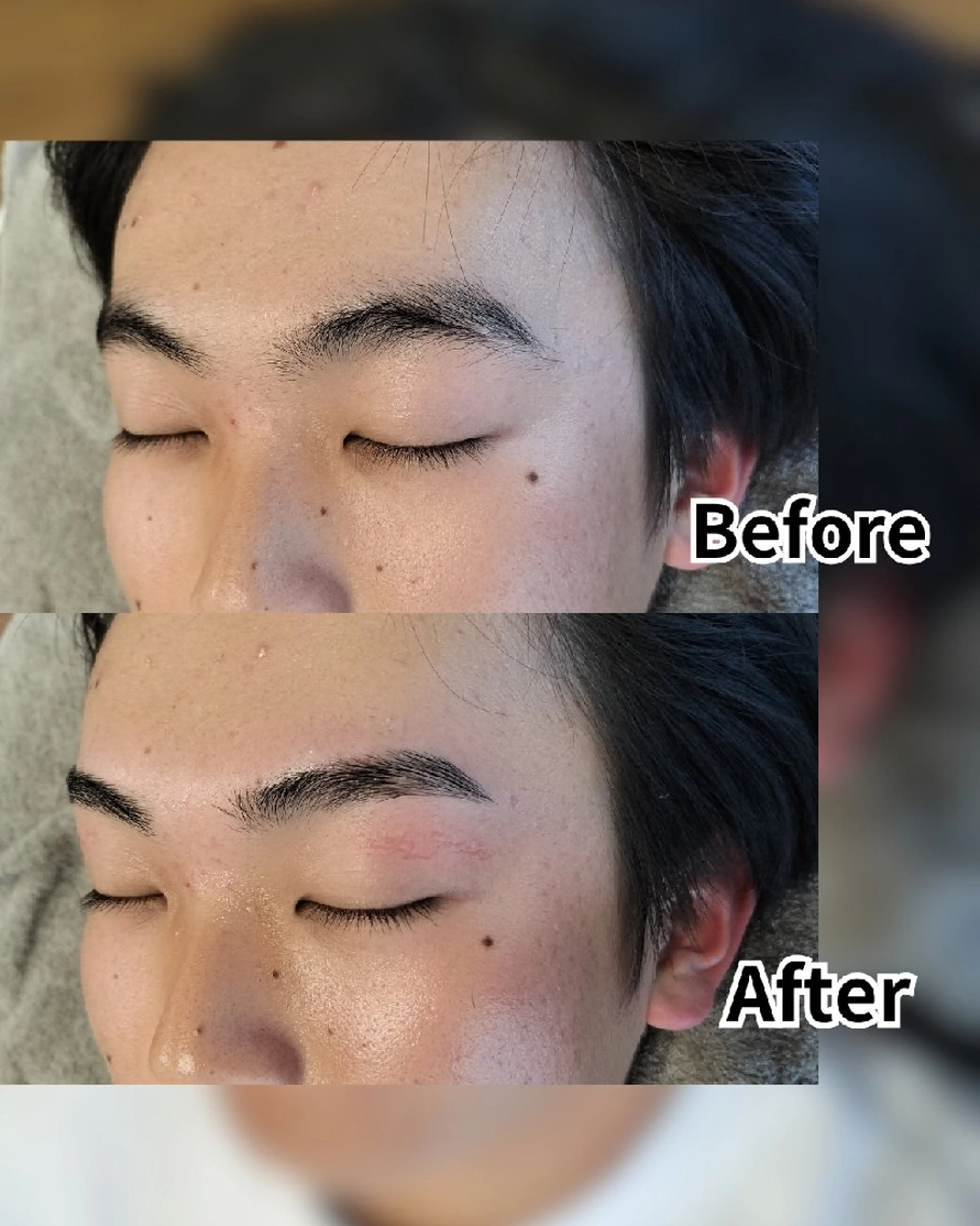 メンズ アイブロウ メンズアイブロウ 眉毛ワックス脱毛 メンズ脱毛専門店Oceans所属・メンズ眉毛・脱毛専門 Oceansの眉毛・アイブロウイメージ