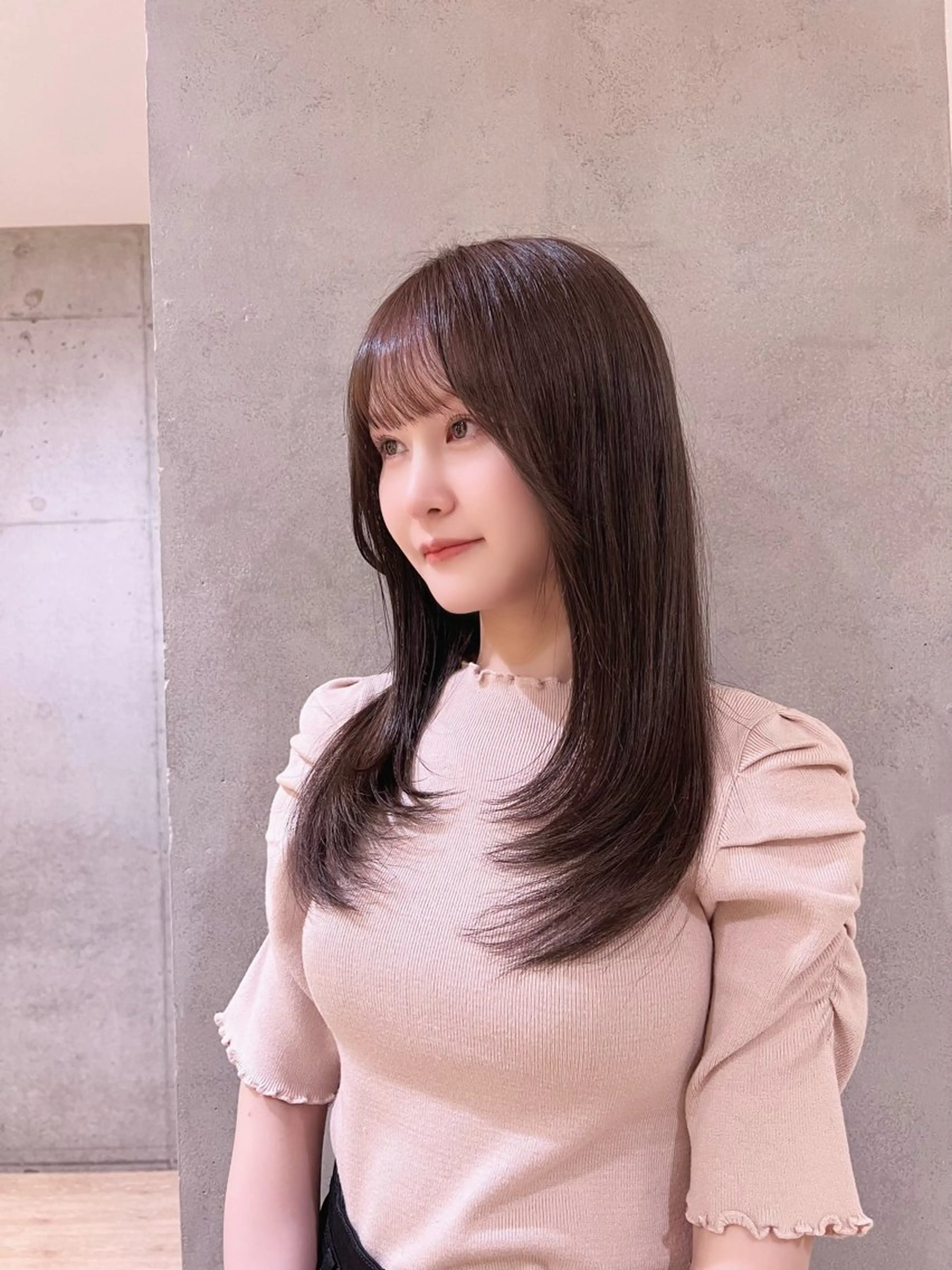 ロング Say.石川葵 ショートボブ前髪のヘアスタイル