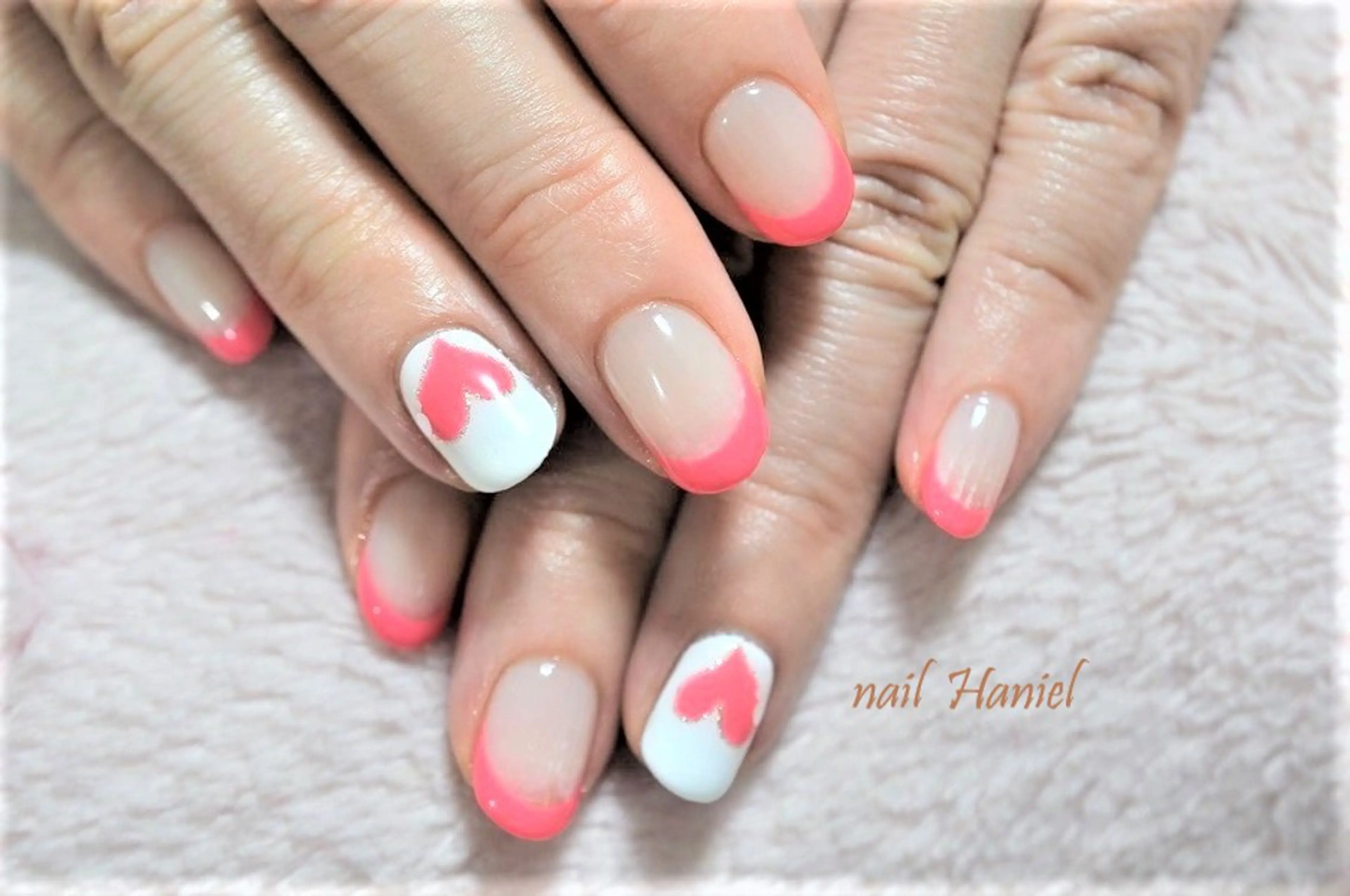 ネイル アートネイル ジェルネイル オフィスネイル ワンカラーネイル パラジェル ハンドネイル nail Haniel所属・半蔵門サロンハニエル 魅神 ちよのネイルデザイン