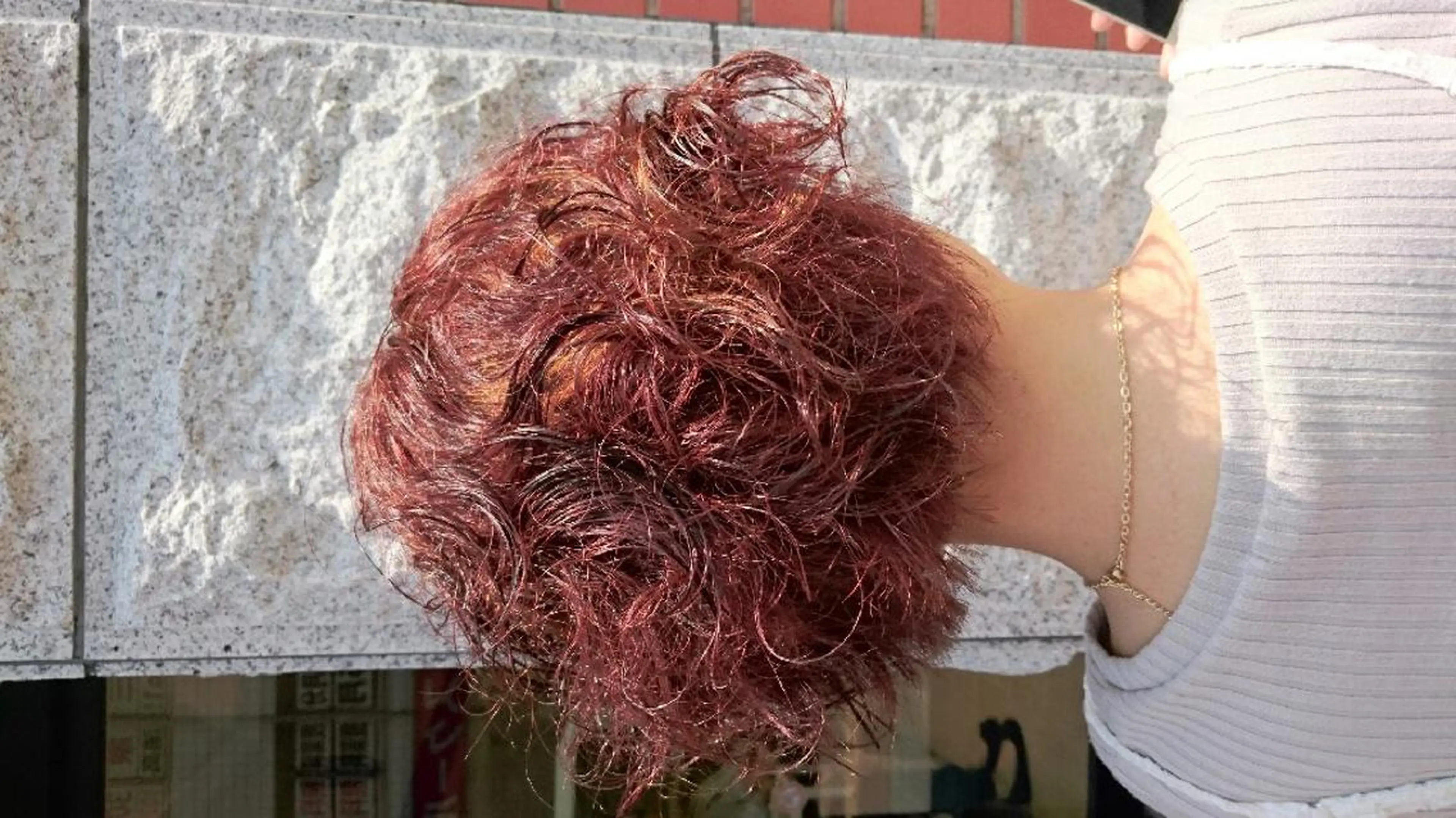 ショート ミディアム パーマ ヘアアレンジ 嶋田 ゆきのヘアスタイル