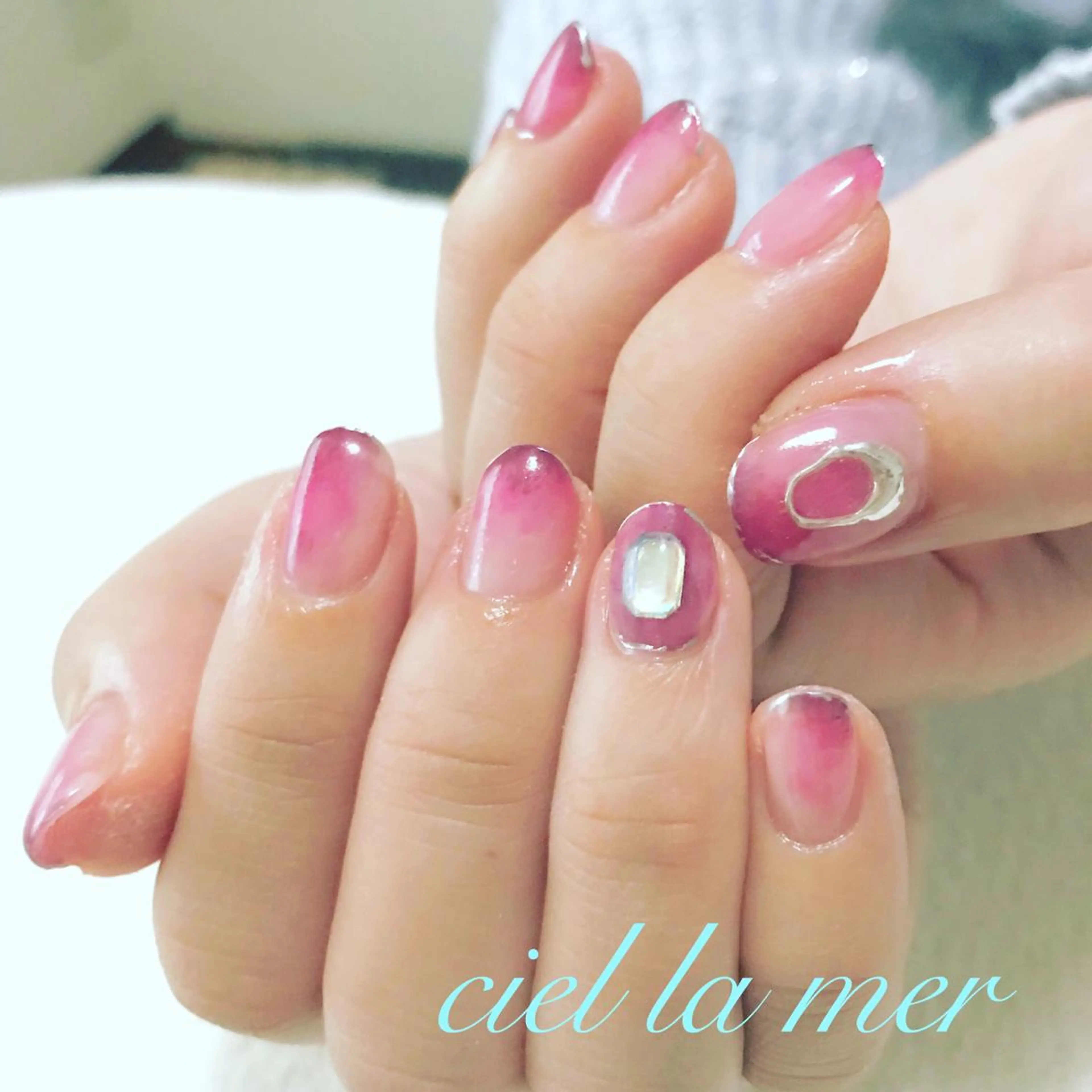 ネイル ハンドネイル フットネイル ciel la merのネイルデザイン