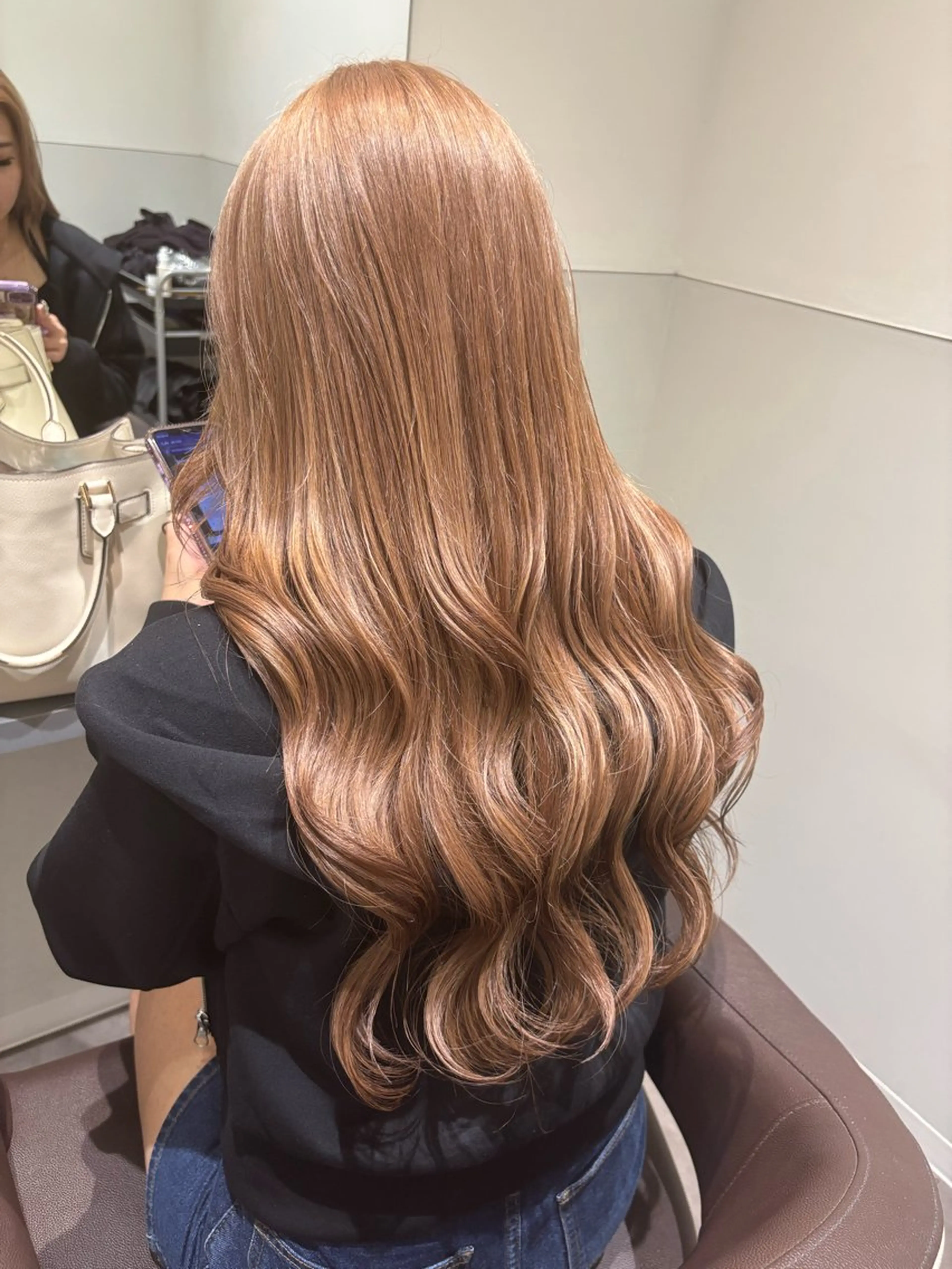 ロング カラー ヘアカラー トリートメント Lino所属・ﾊｲﾗｲﾄ/ﾚｲﾔｰ ｶｯﾄ/大嶽謙のヘアスタイル