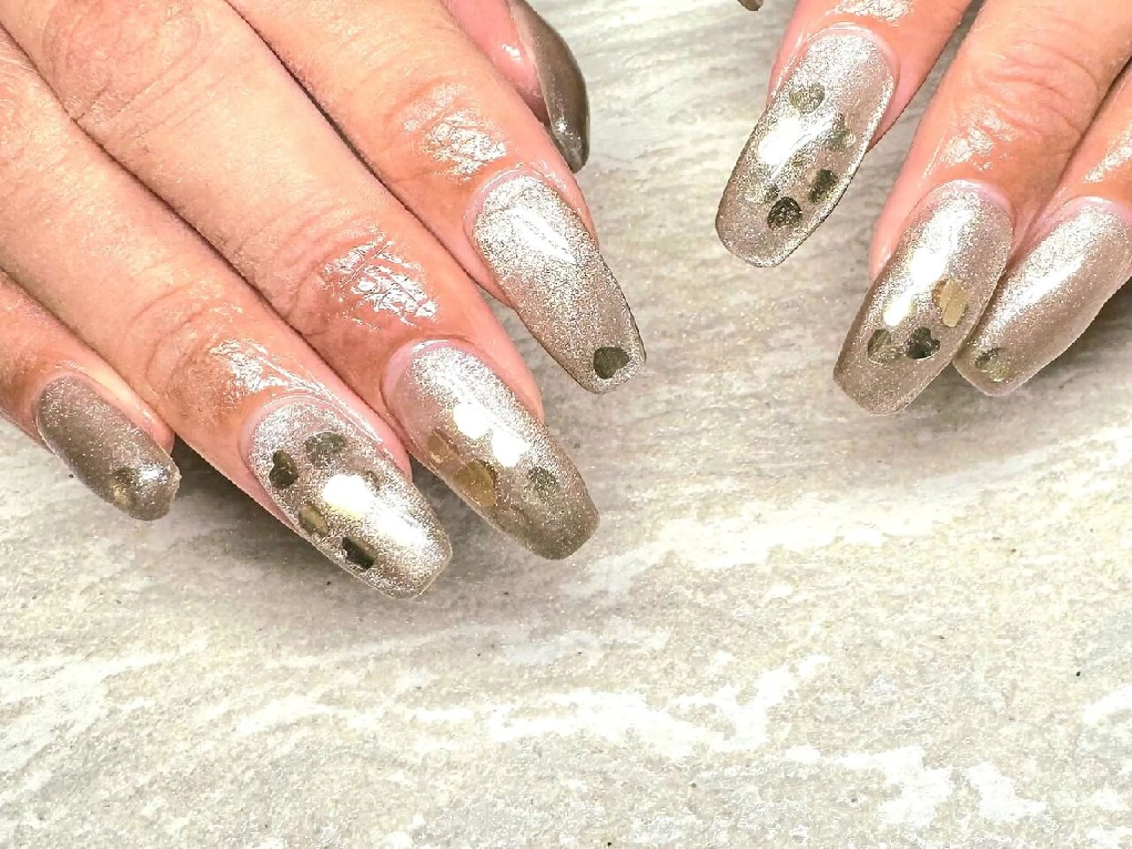 ネイル マグネットネイル ハンドネイル JULIE NAILのネイルデザイン