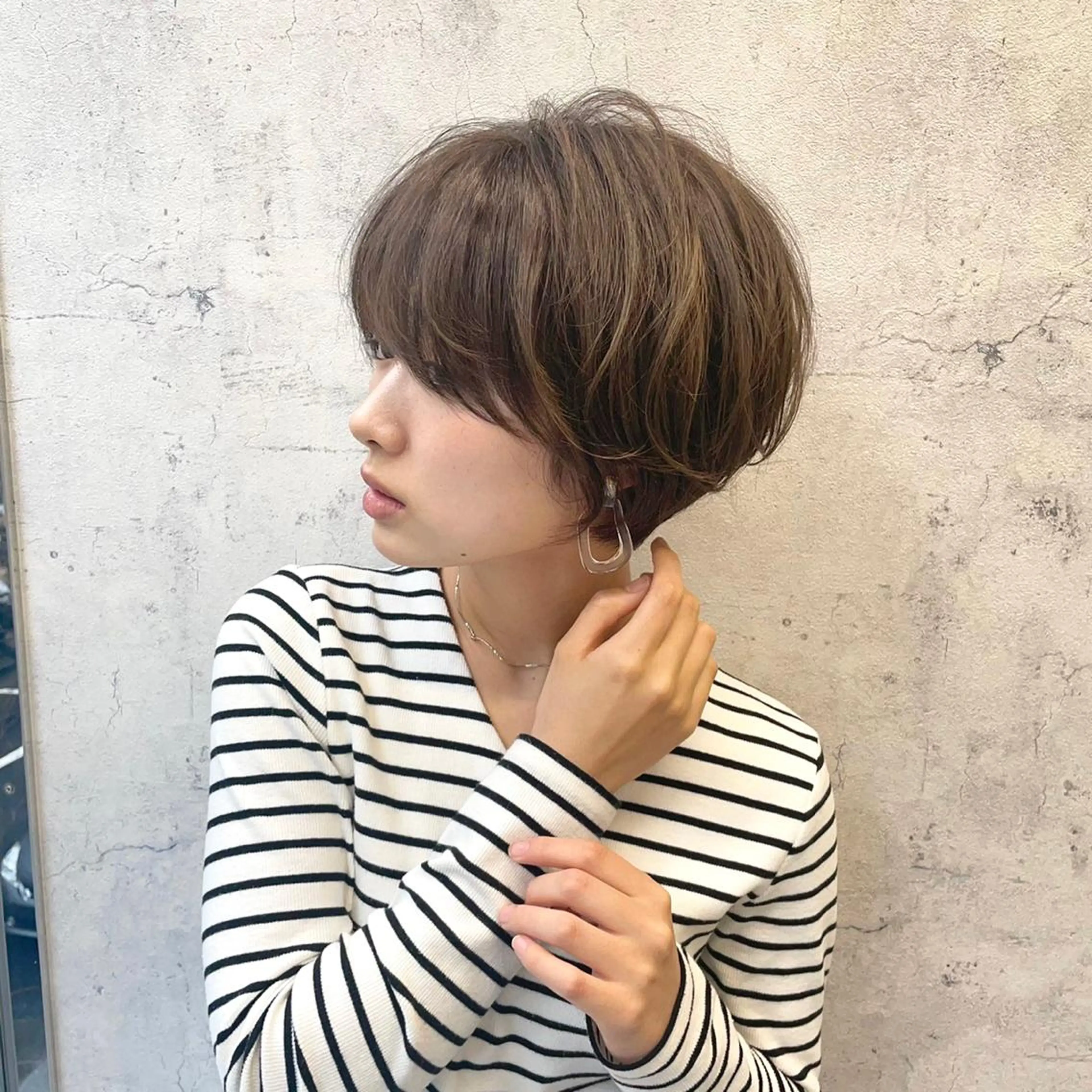 ショート カラー パーマ ヘアアレンジ メンズ キッズ ネイル マツエク・マツパ modek's tokyo所属・ショートボブデザイン ☺︎shunのヘアスタイル