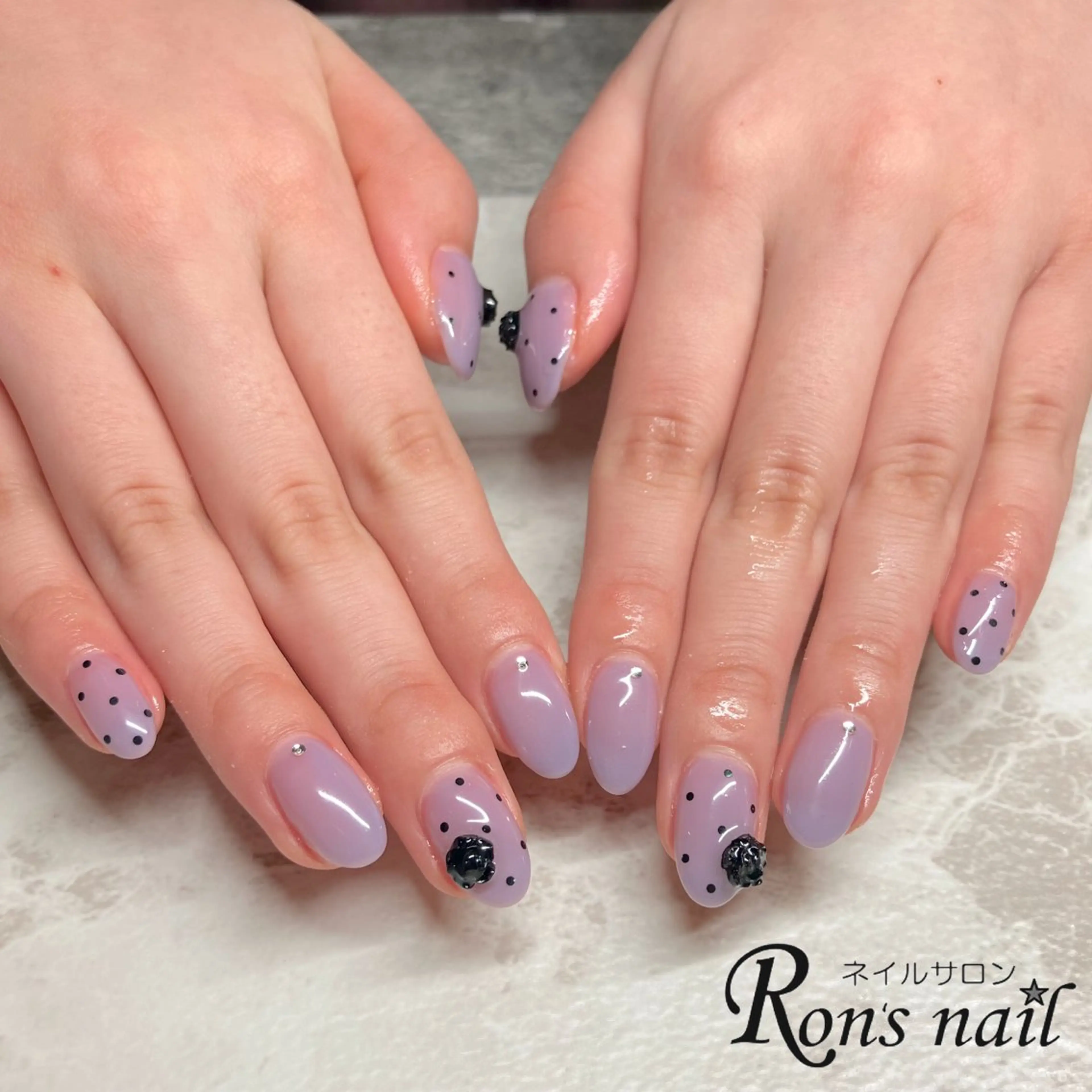 ネイル Ron's nail 笹岡のネイルデザイン