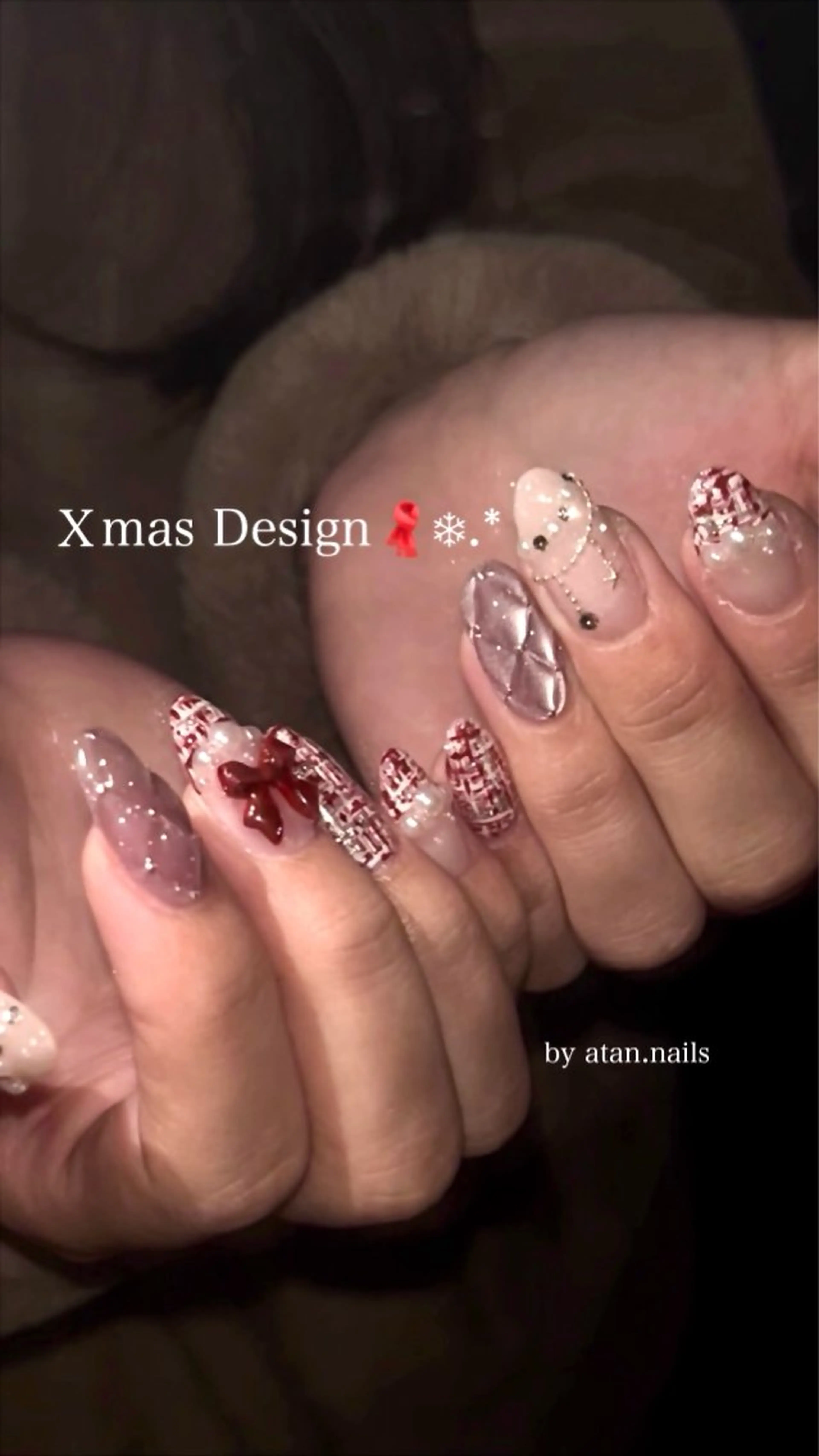 ネイル 韓国ネイル ラメ(グリッター) 持ち込み ハンドネイル 🐕🦺Yappy 💗A-tanのネイルデザイン