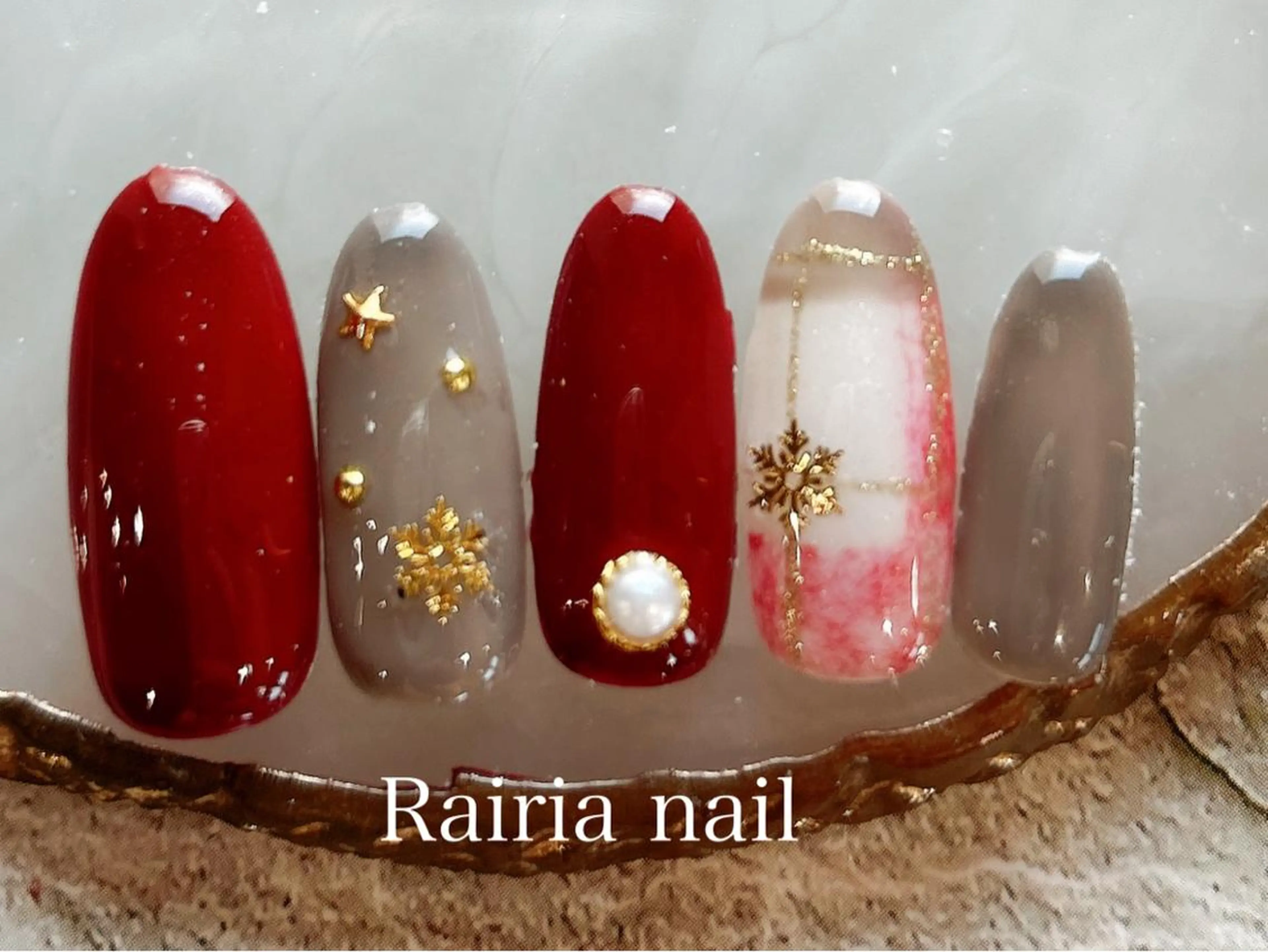 ネイル アートネイル カジュアル フットネイル ジェルネイル キラキラネイル Rairia nail本八幡店のネイルデザイン