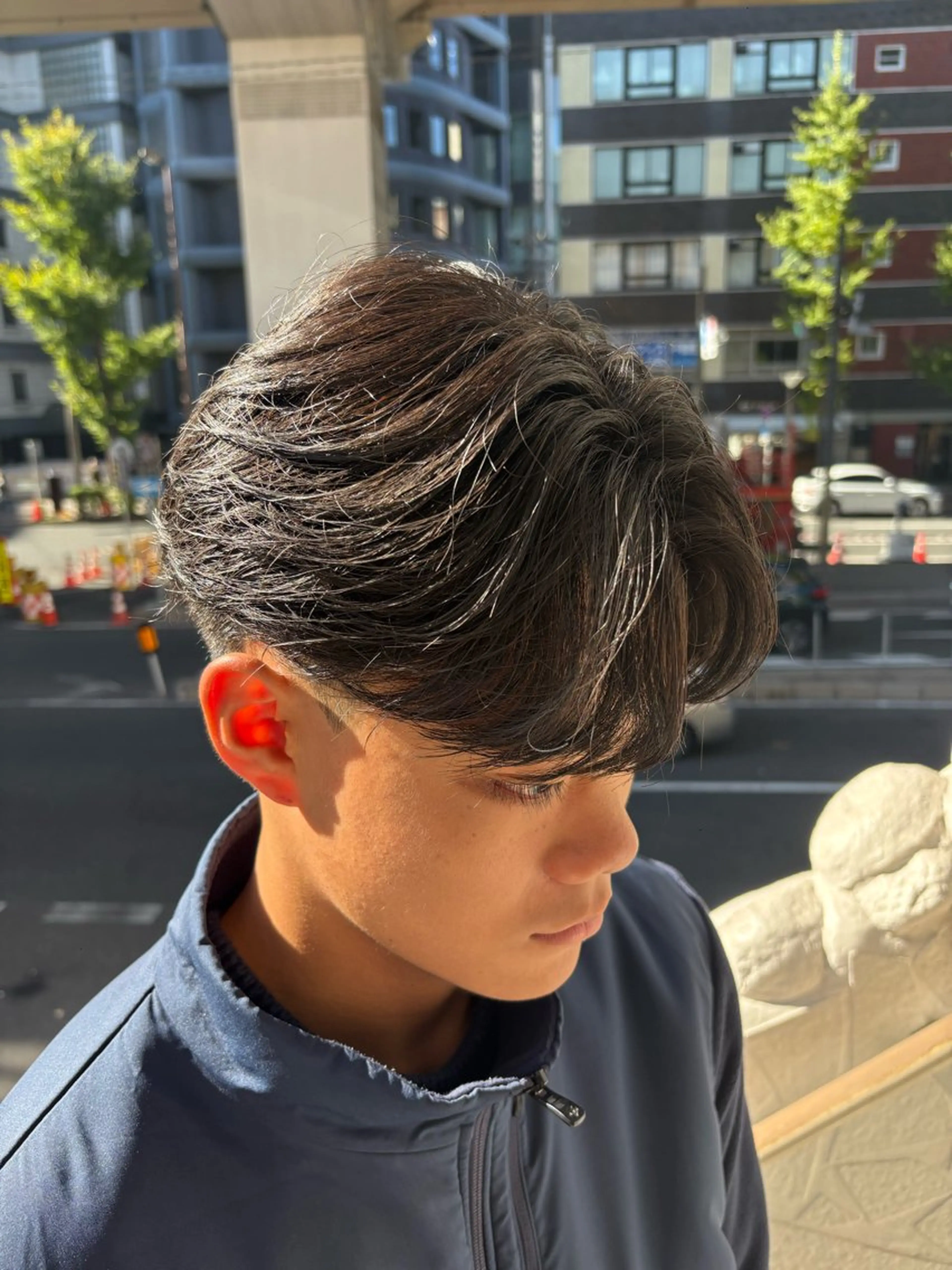 パーマ メンズ カット パーマ 梅田/全パーマ特化/ ケアパーマ特化/秋本のヘアスタイル