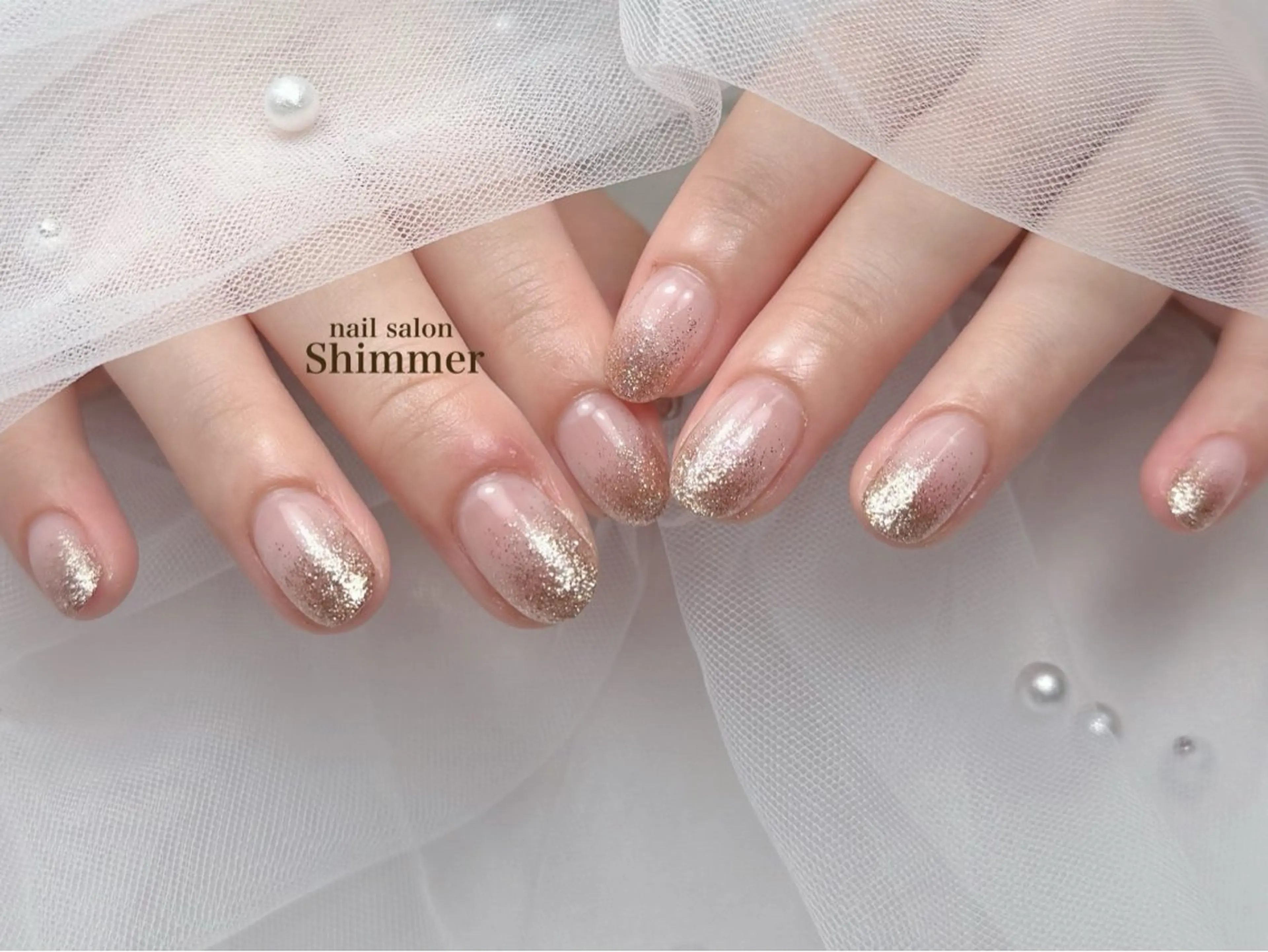 ネイル ハンドネイル Shimmer Risaのネイルデザイン