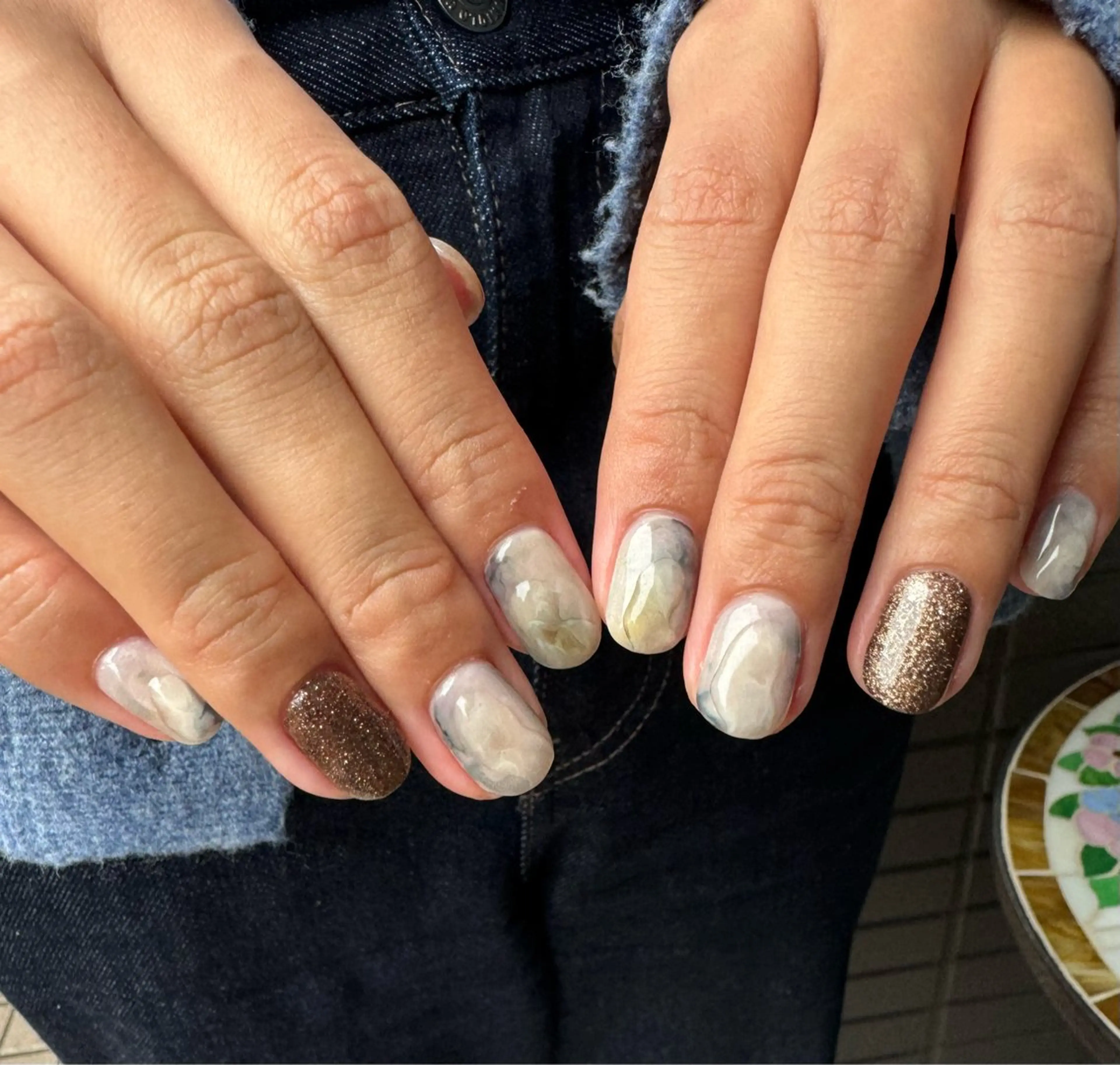 ネイル ニュアンスネイル ハンドネイル Blé nailのネイルデザイン