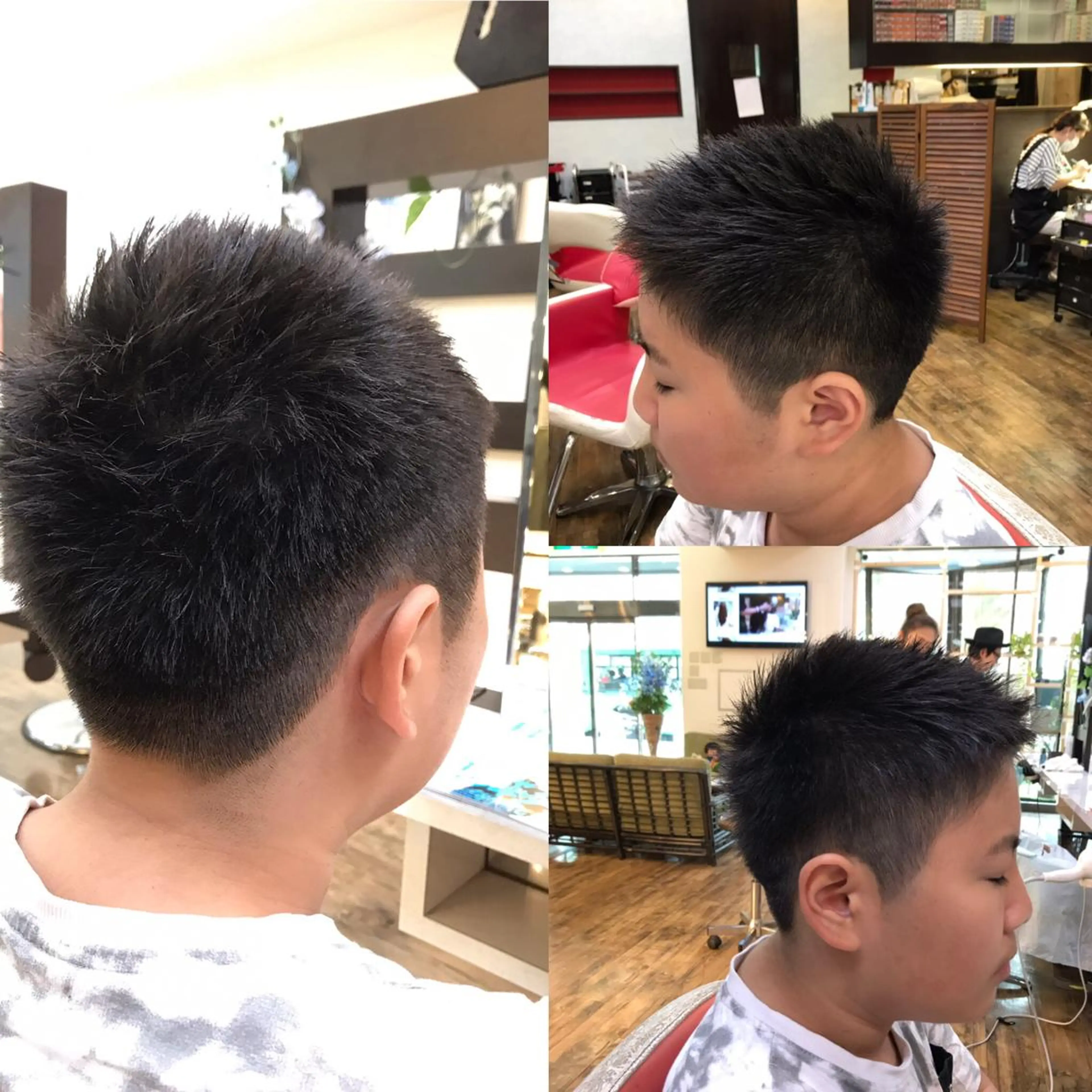 ショート メンズ キッズ 刈り上げ ショートヘア 赤羽、髪質改善サロン 吉野リョウスケのヘアスタイル