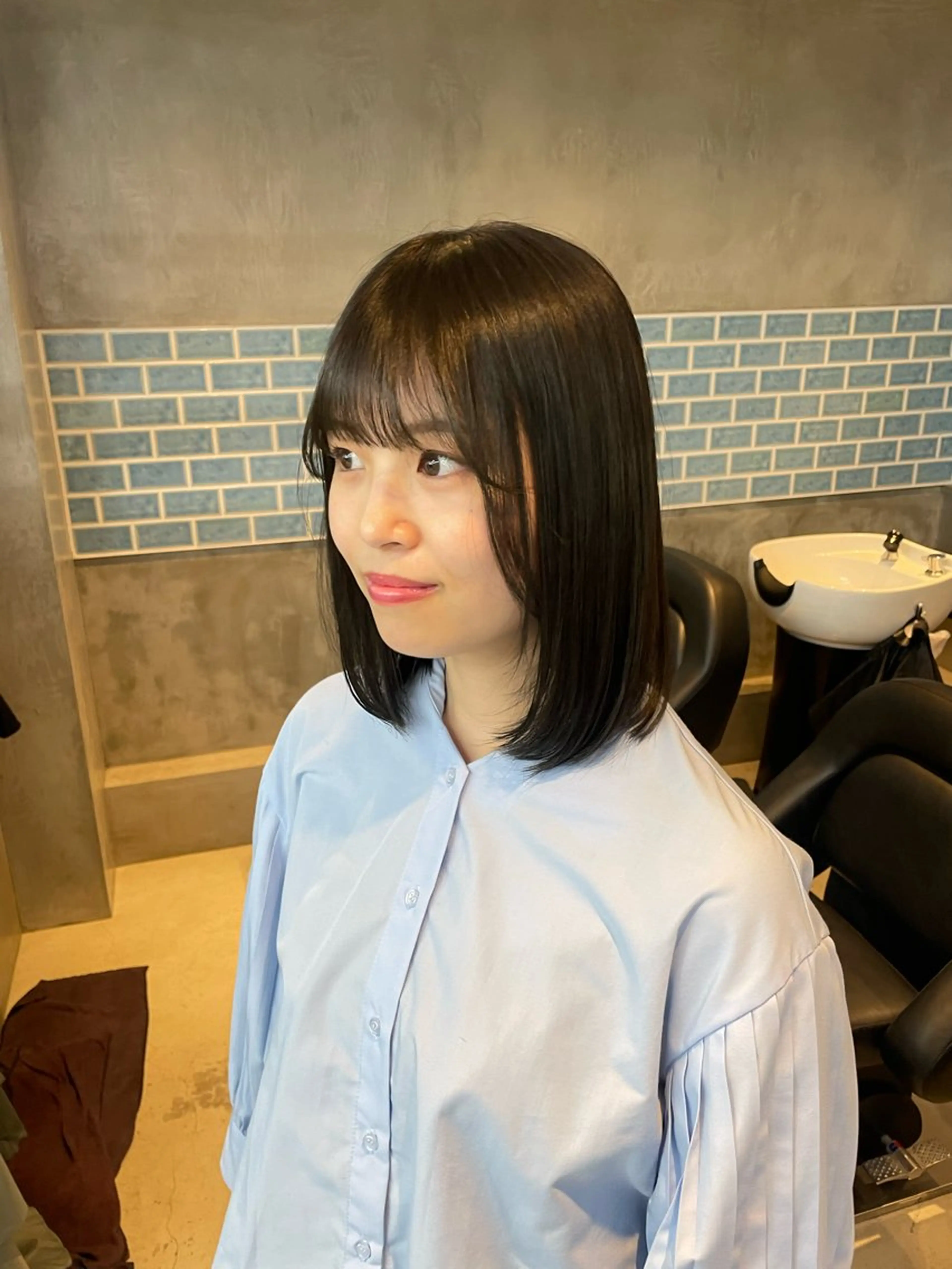 ミディアム 🐰ほのか /透明感カラーのヘアスタイル