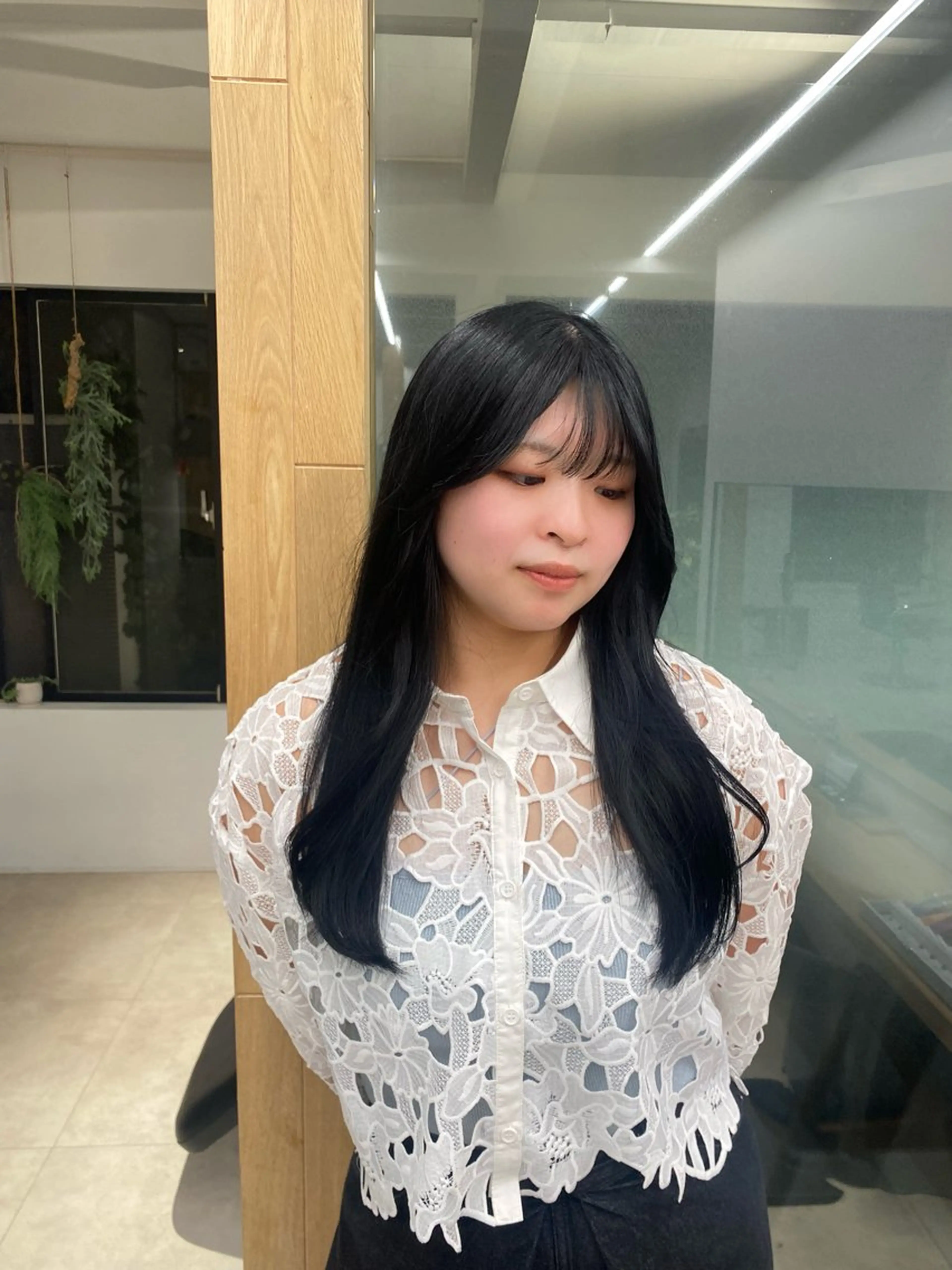 ロング カラー カット ヘアカラー 縮毛矯正 noa/ 渋谷のヘアスタイル