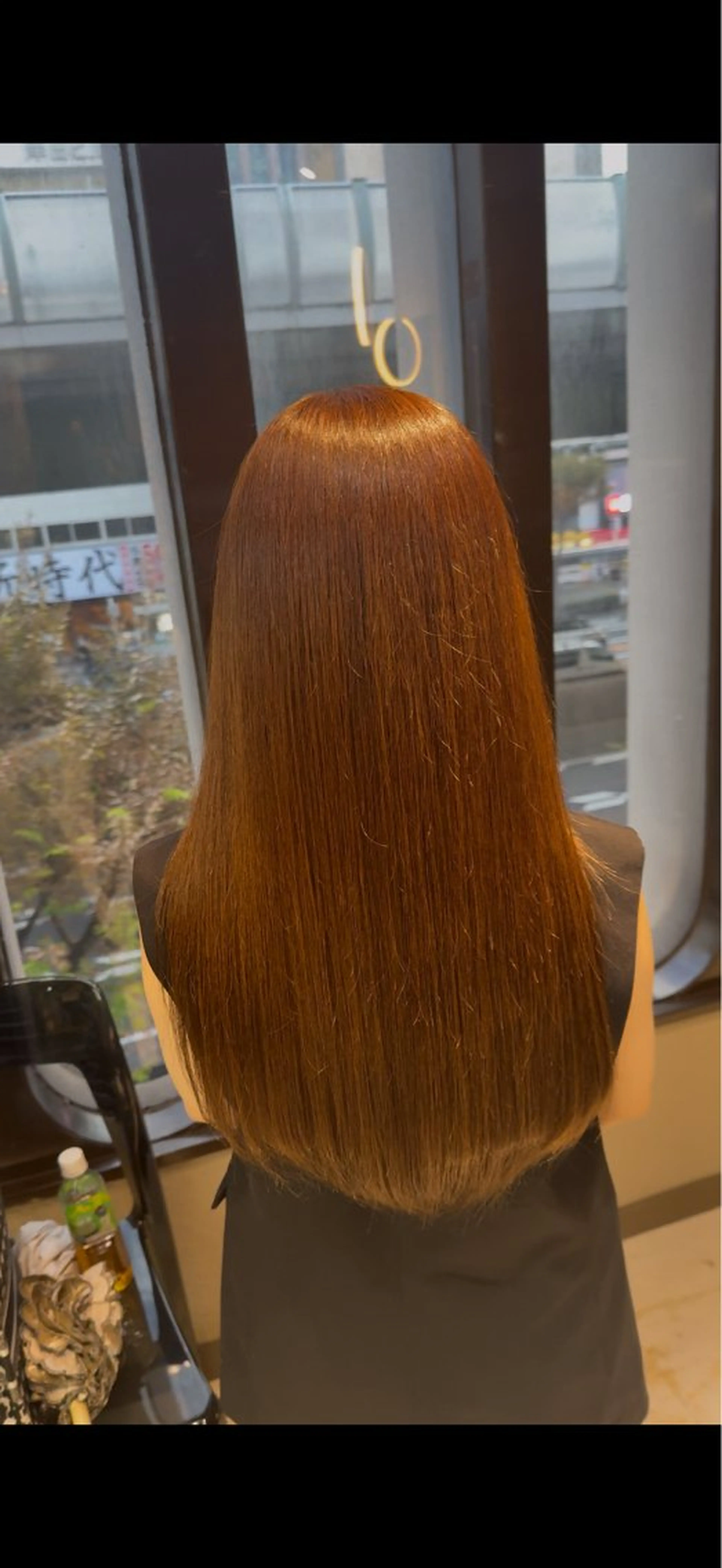 ロング カラー ヘアカラー ニシオ ミユのヘアスタイル