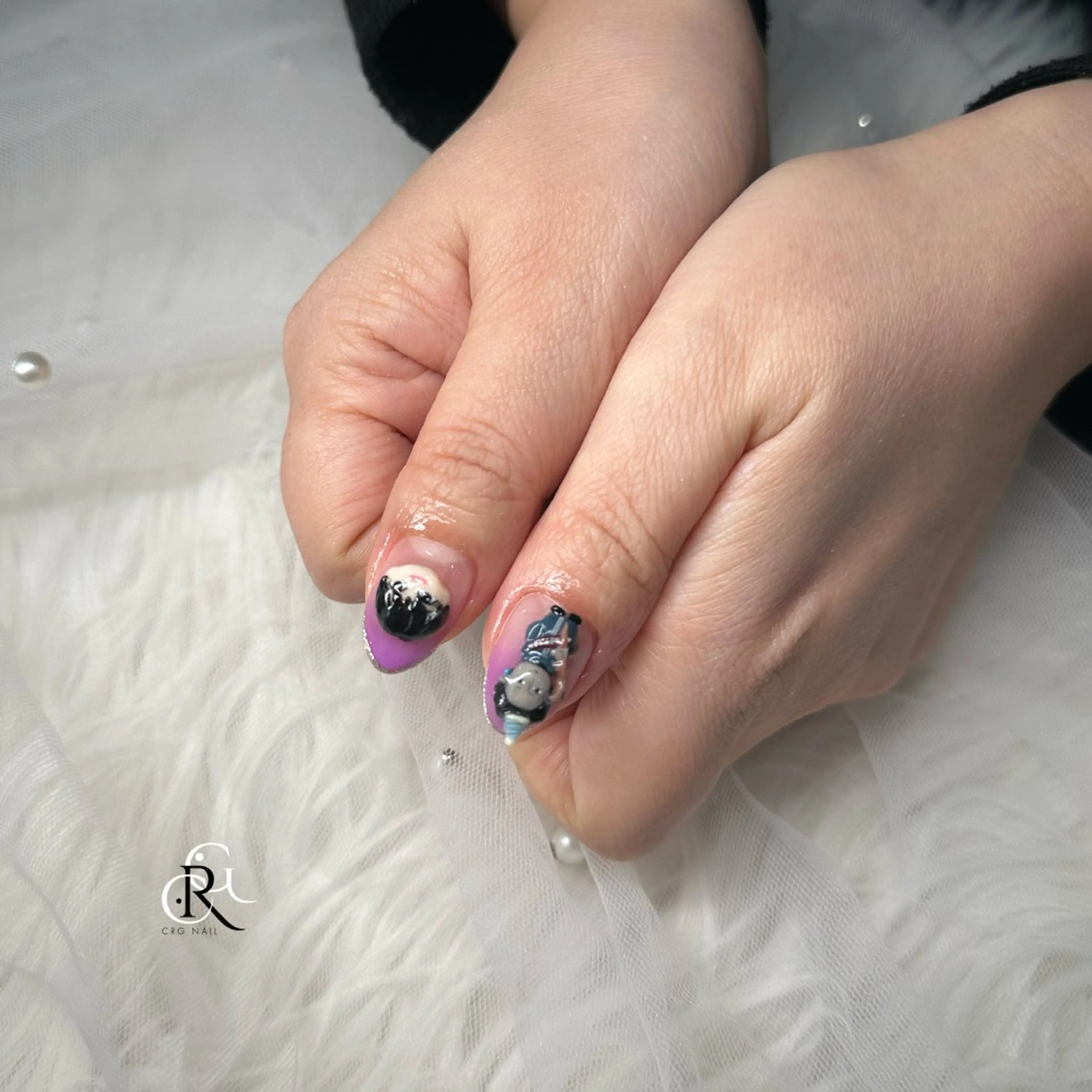 ネイル ハンドネイル 美フォルム✨ CRG　RURIのネイルデザイン