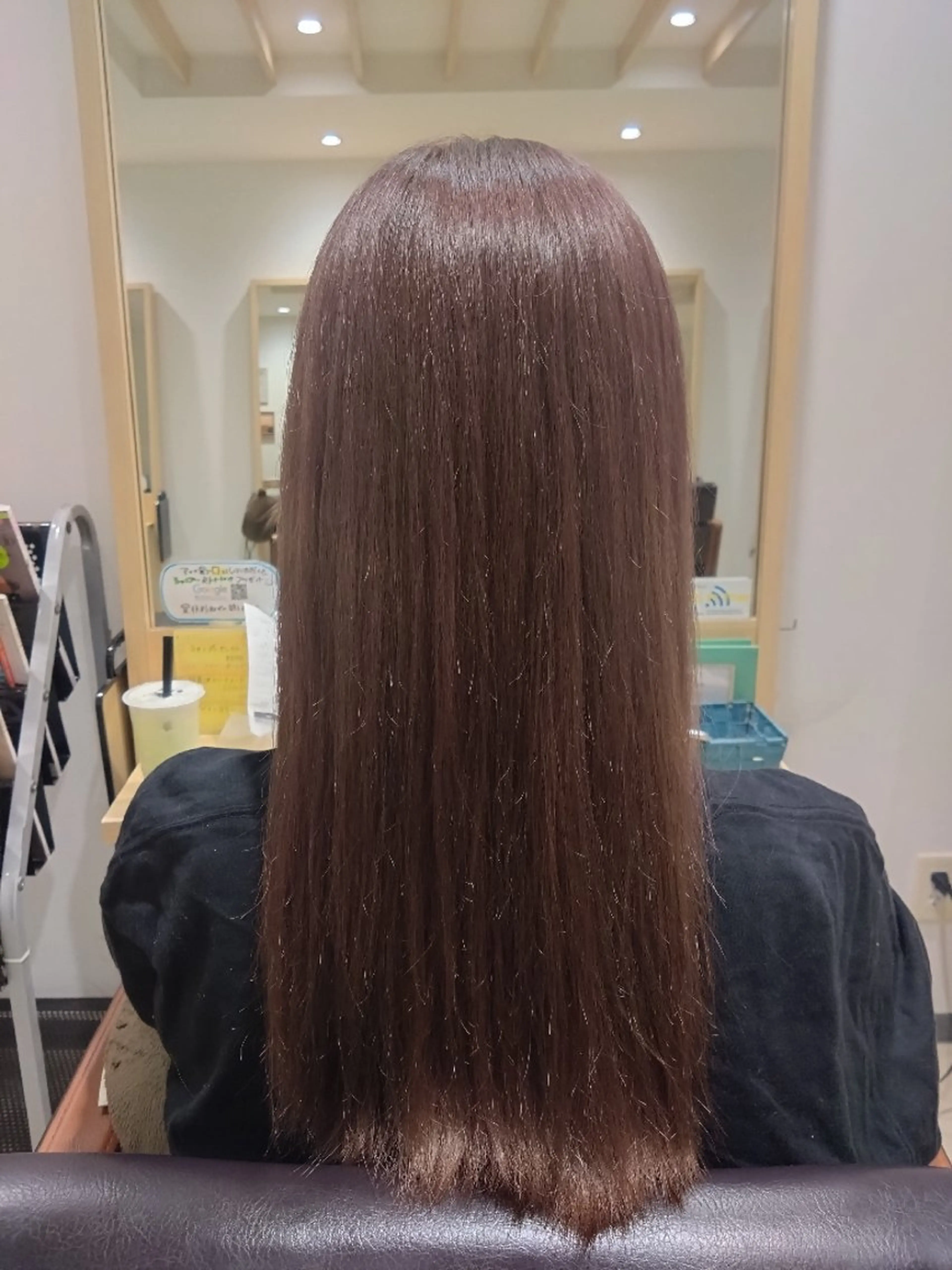 カラー ロング ベージュカラー ピンクカラー ピンクベージュ 中山 樹のヘアスタイル