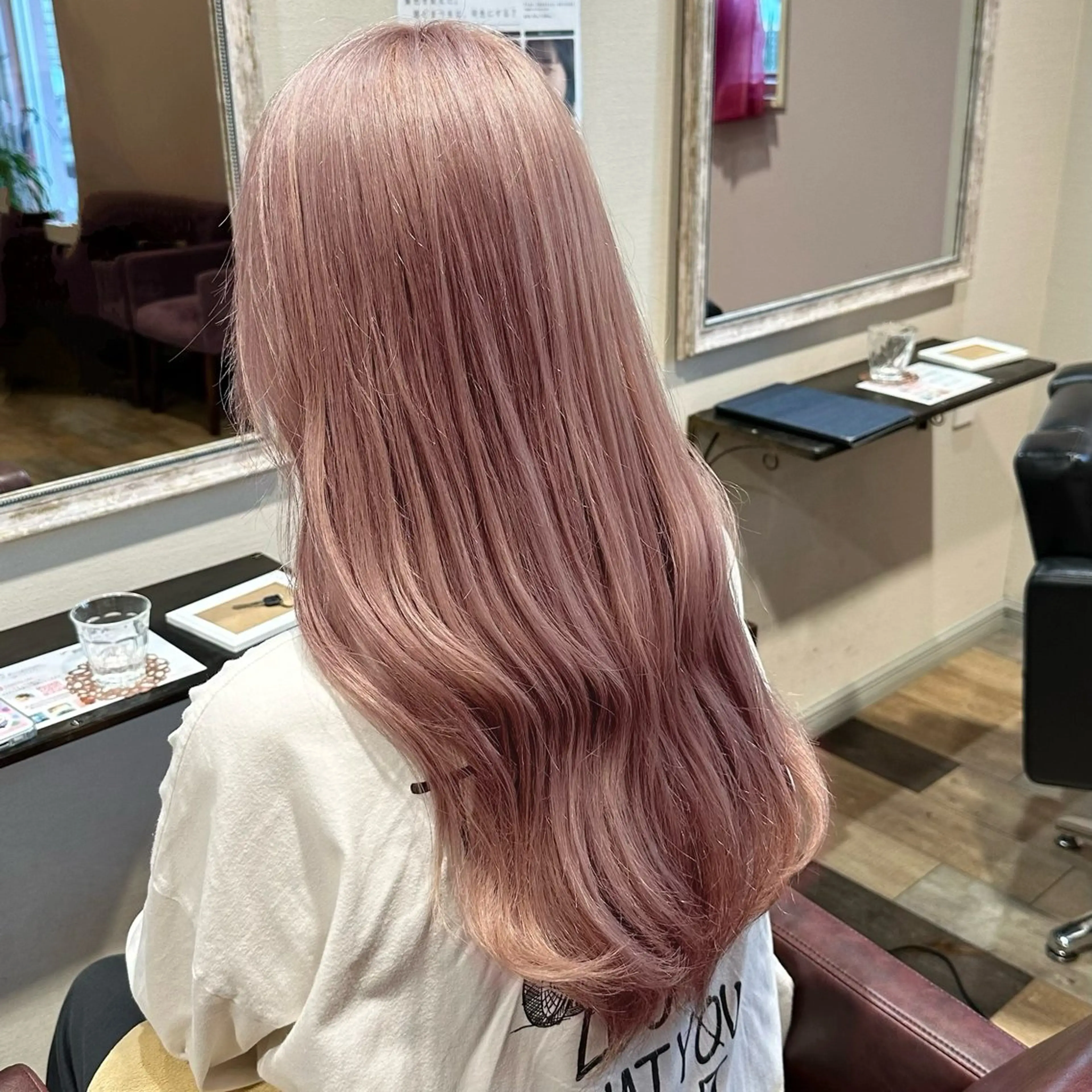 ロング カラー カット ヘアカラー トリートメント 柔らかいcolor ￤韓国￤🩰マユ🩰のヘアスタイル