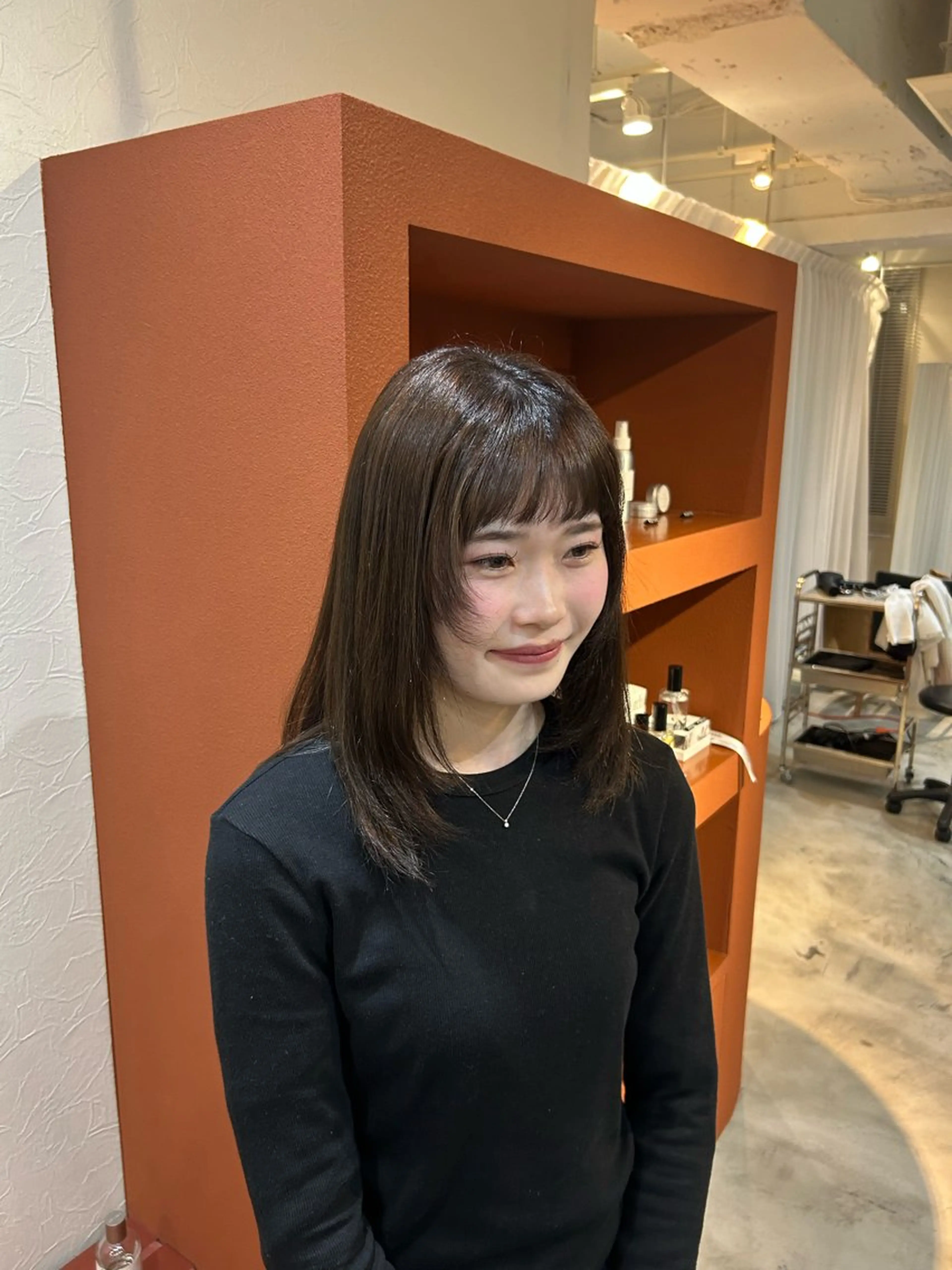 ミディアム カラー wakana /伏見のヘアスタイル