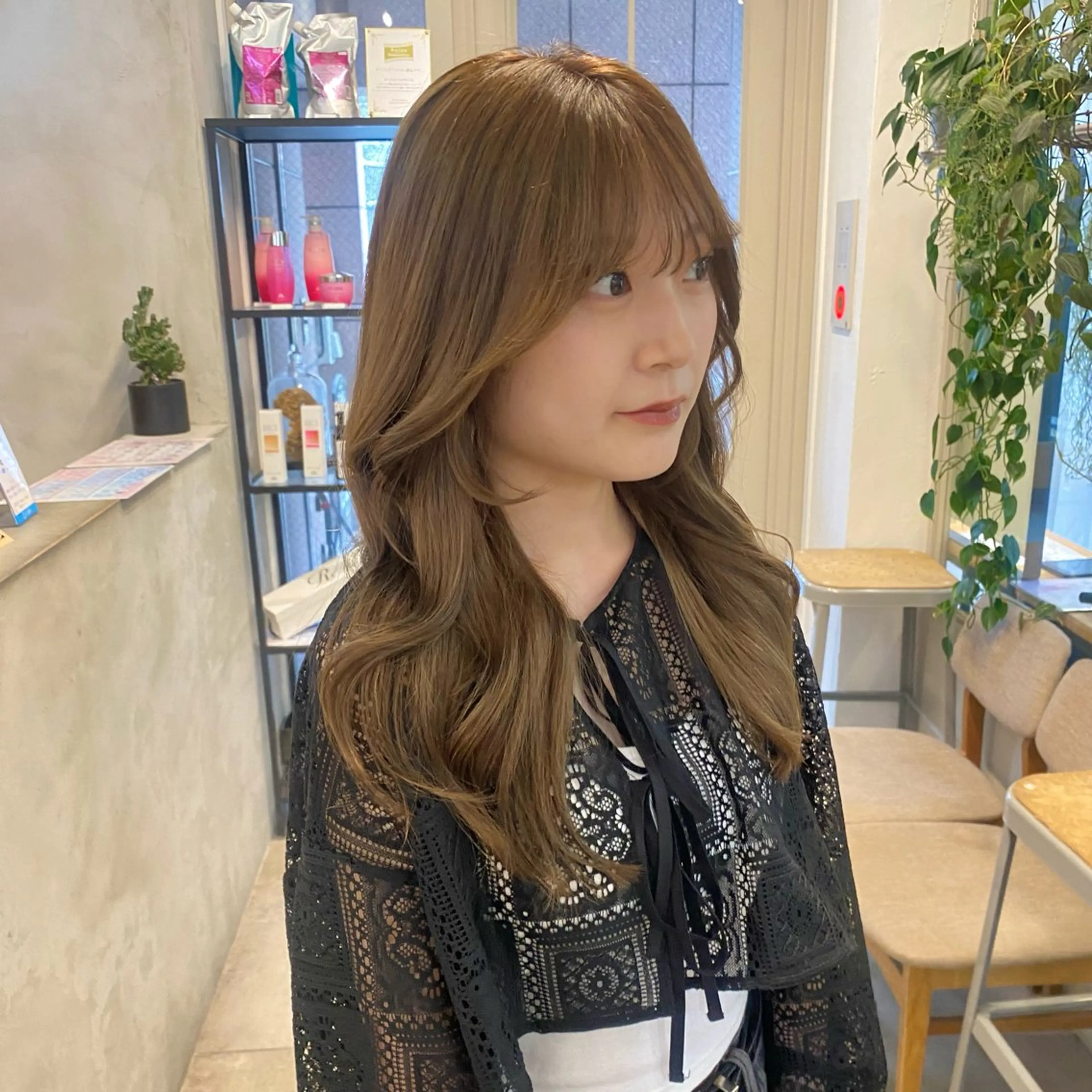 ロング カラー ヘアカラー トリートメント noa/ 渋谷のヘアスタイル