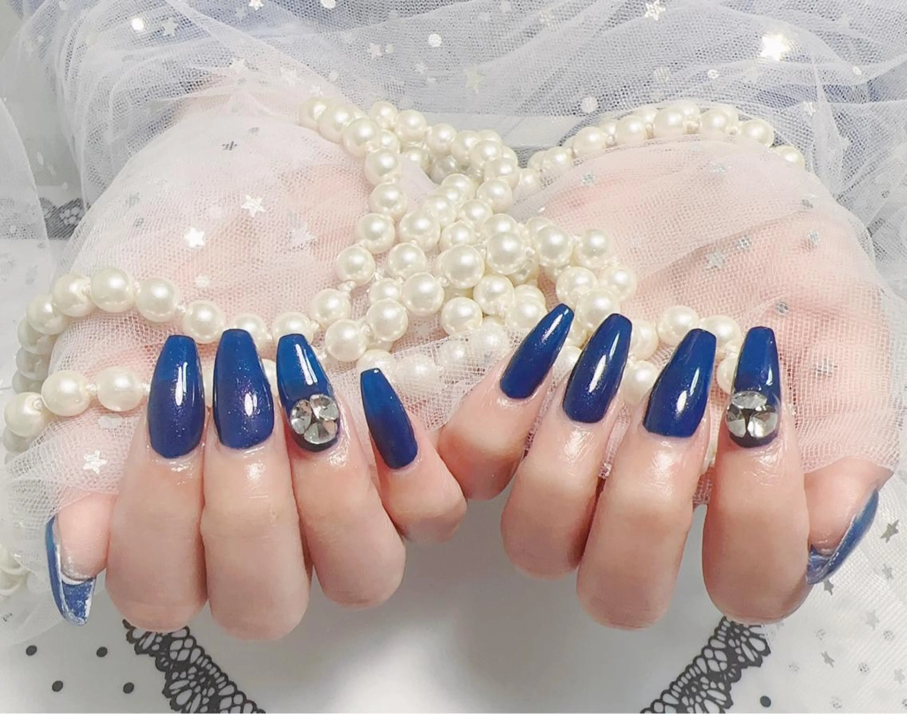 ネイル オーロラネイル チークネイル 長さ出し フレンチネイル ジェルネイル MUSES  NAIL  SALON所属・MUSES ネイルのネイルデザイン