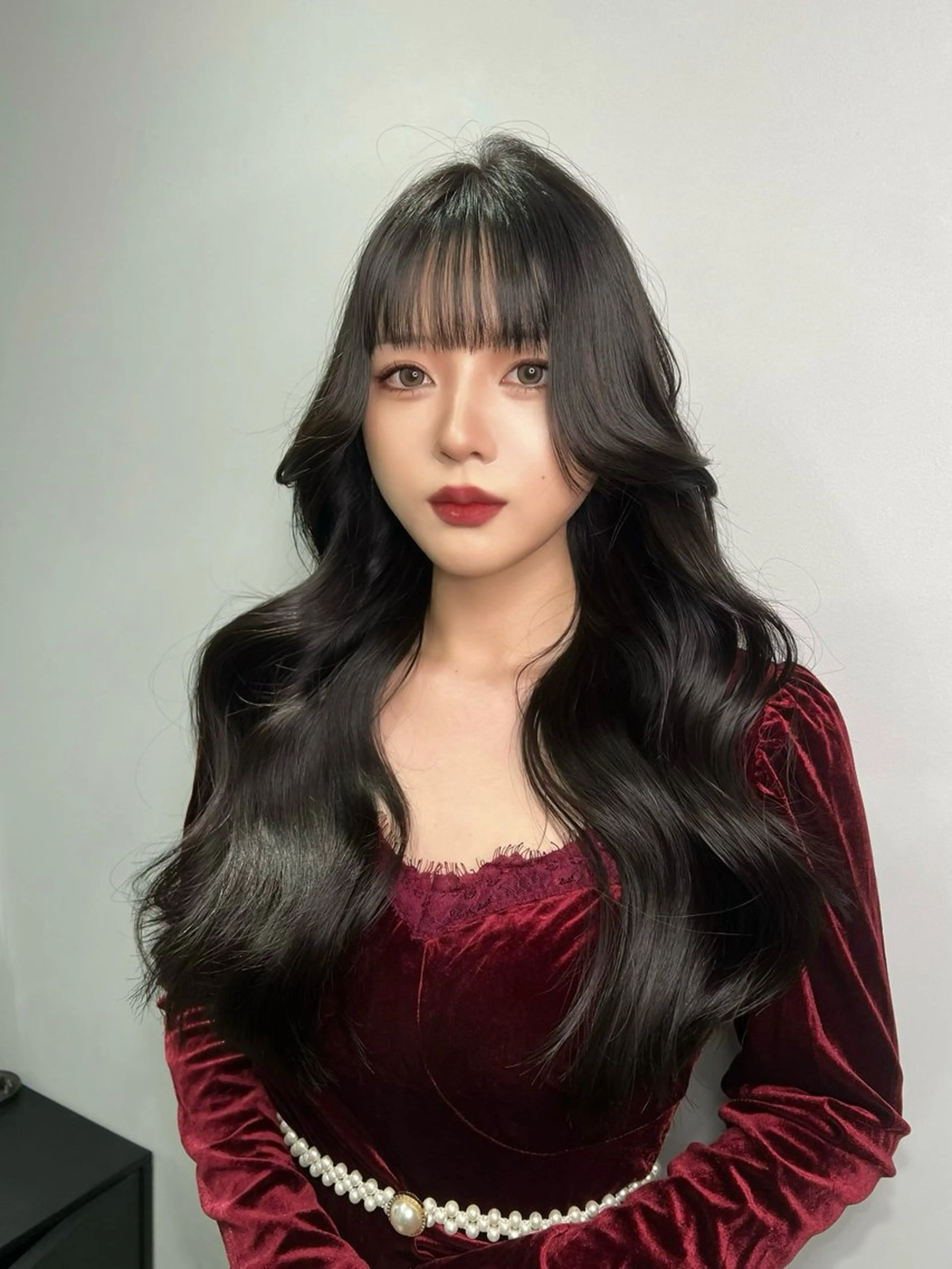 ロング カラー カット ヘアカラー トリートメント etora 渋谷所属・ワンホンヘア🇨🇳 髪質改善/itaruのヘアスタイル