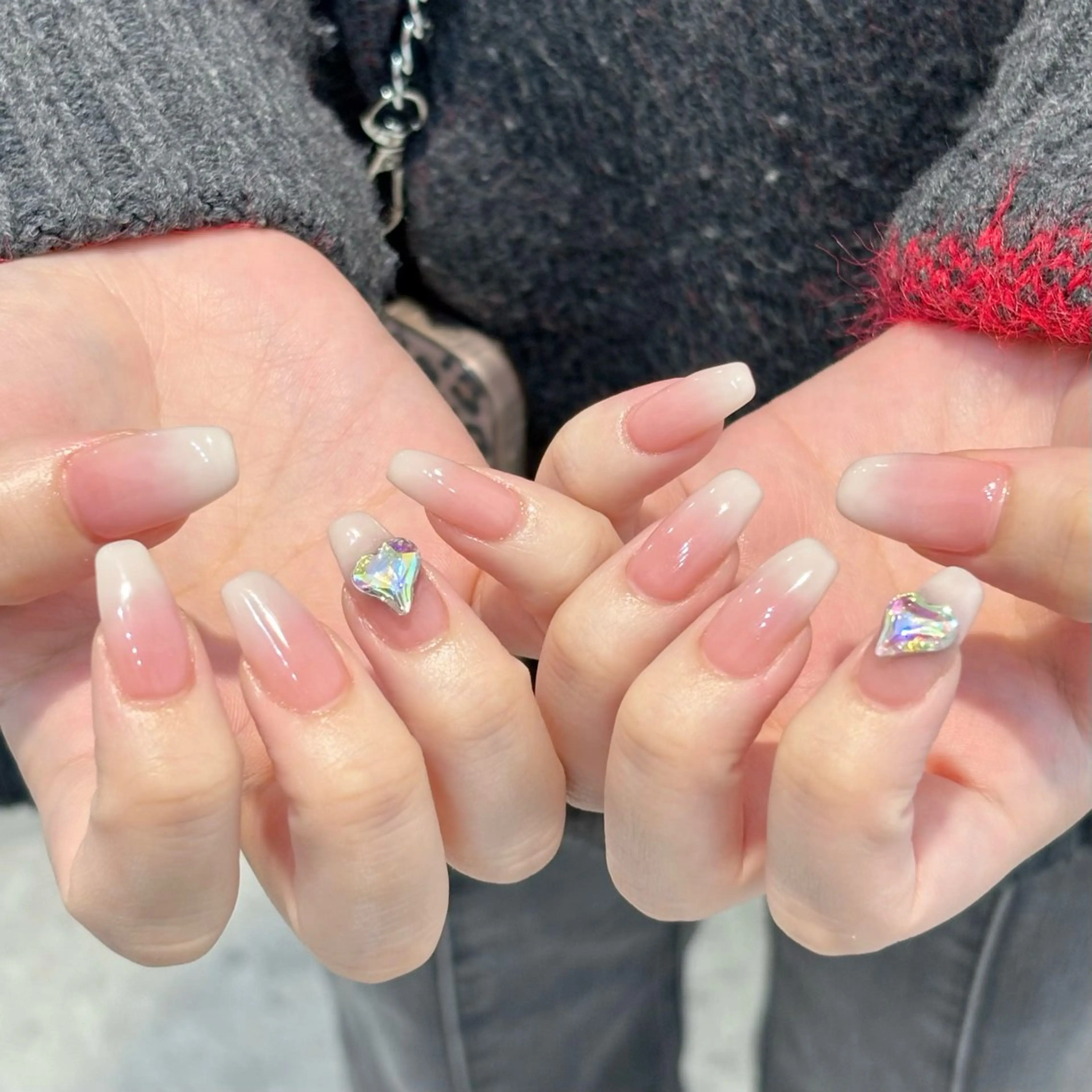 ネイル グラデーション ハンドネイル 🩰ミキ/韓国♡ girlyネイル🩰のネイルデザイン