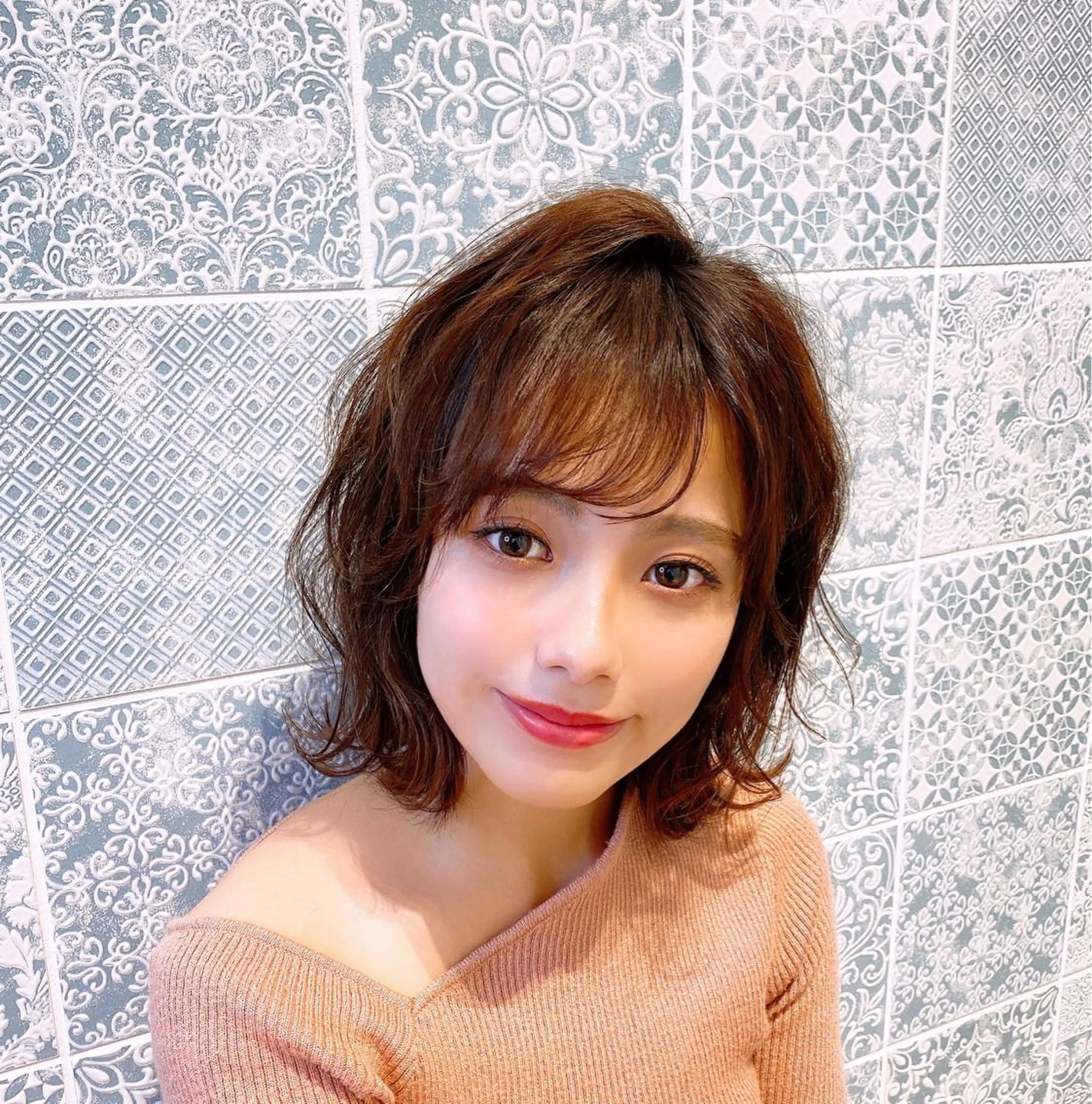 ミディアム カット ヘアカラー トリートメント lond strada所属・🌟モテ髪ショート 🌟店長　津賀涼のヘアスタイル