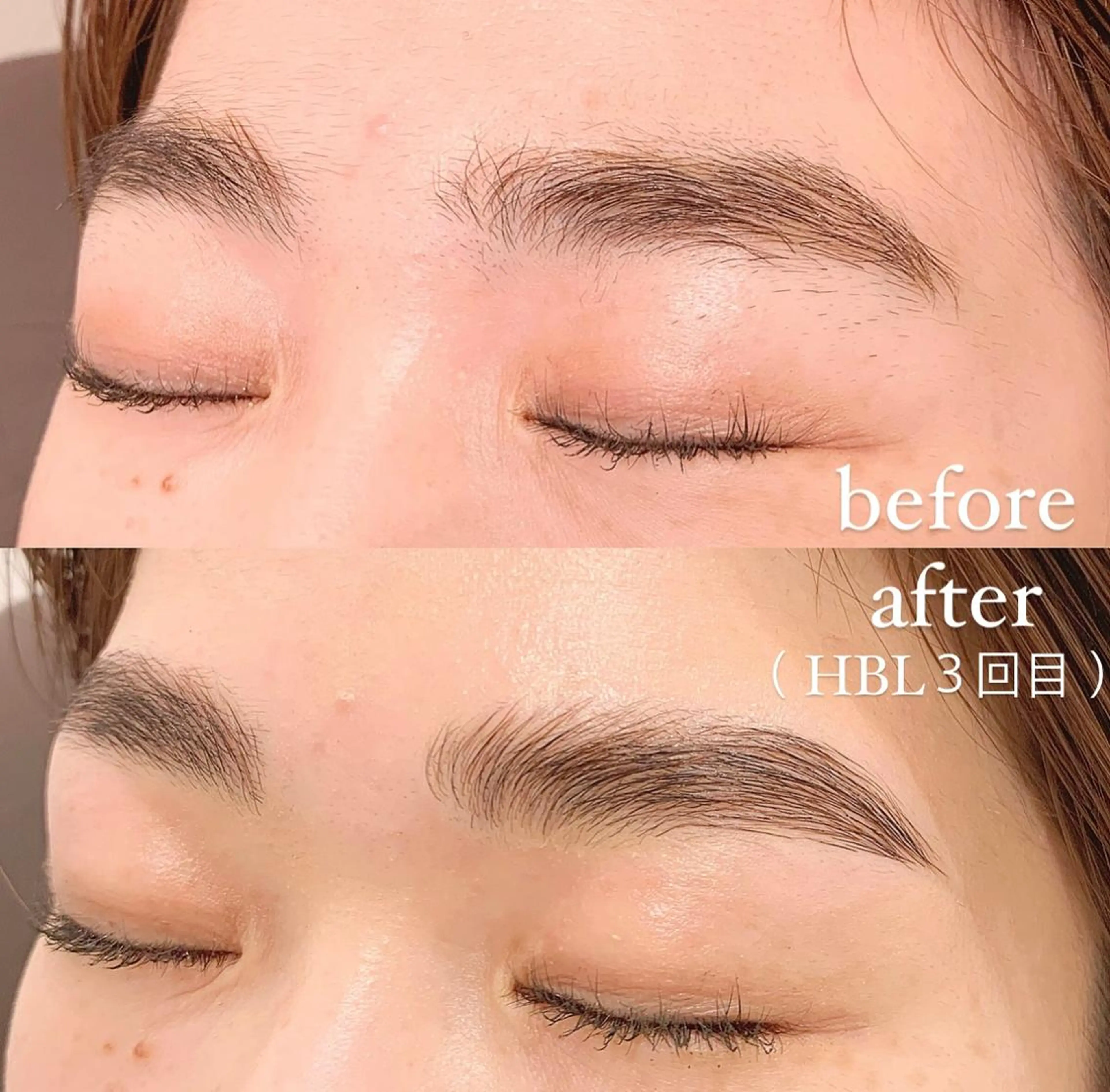 アイブロウ 眉カラー ハリウッドブロウリフト 眉毛ワックス脱毛 charmeis所属・. mihoのマツエク・マツパデザイン