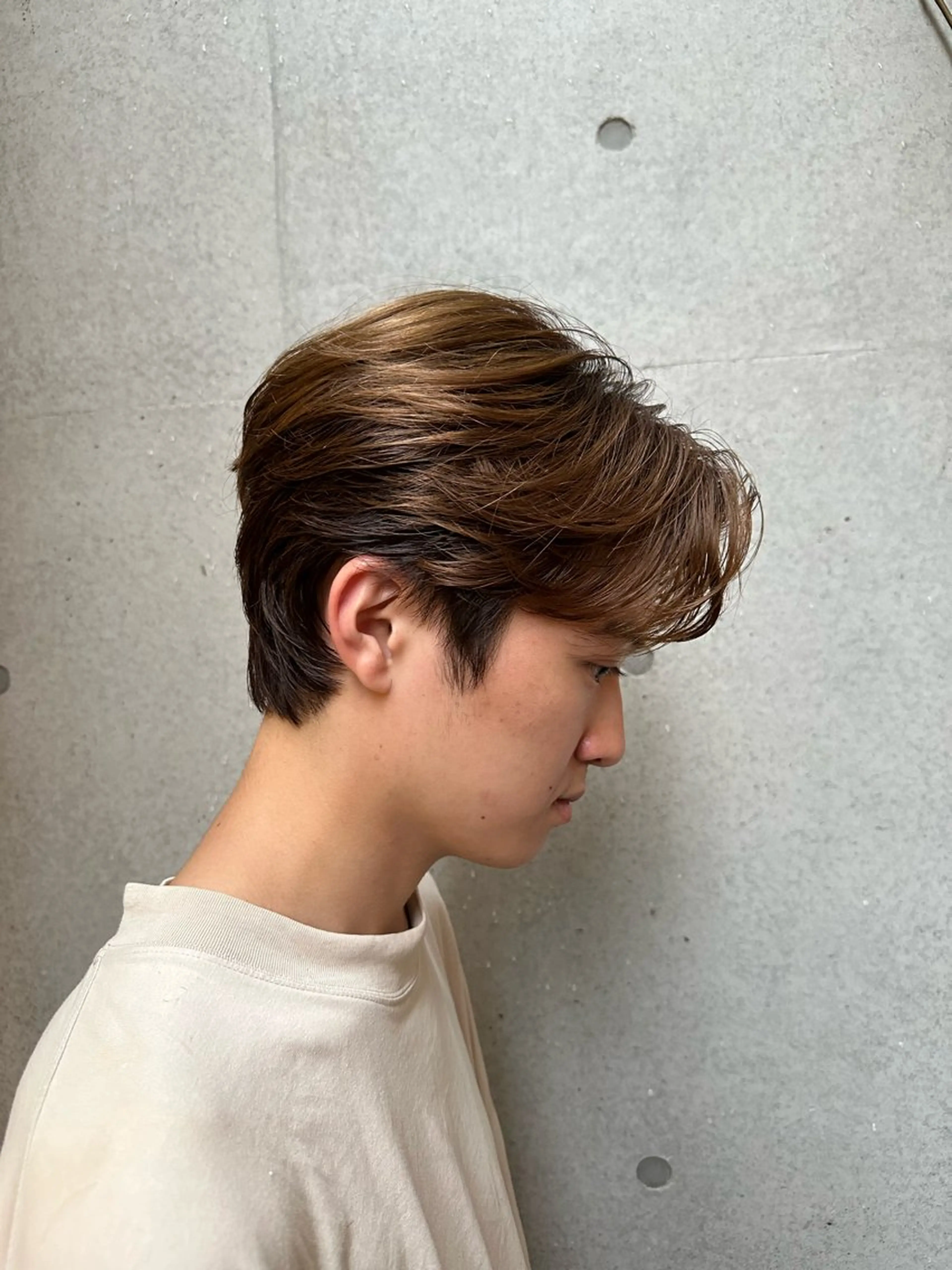 ショート パーマ メンズ 似合わせカット /パーマ岡本淳平のヘアスタイル