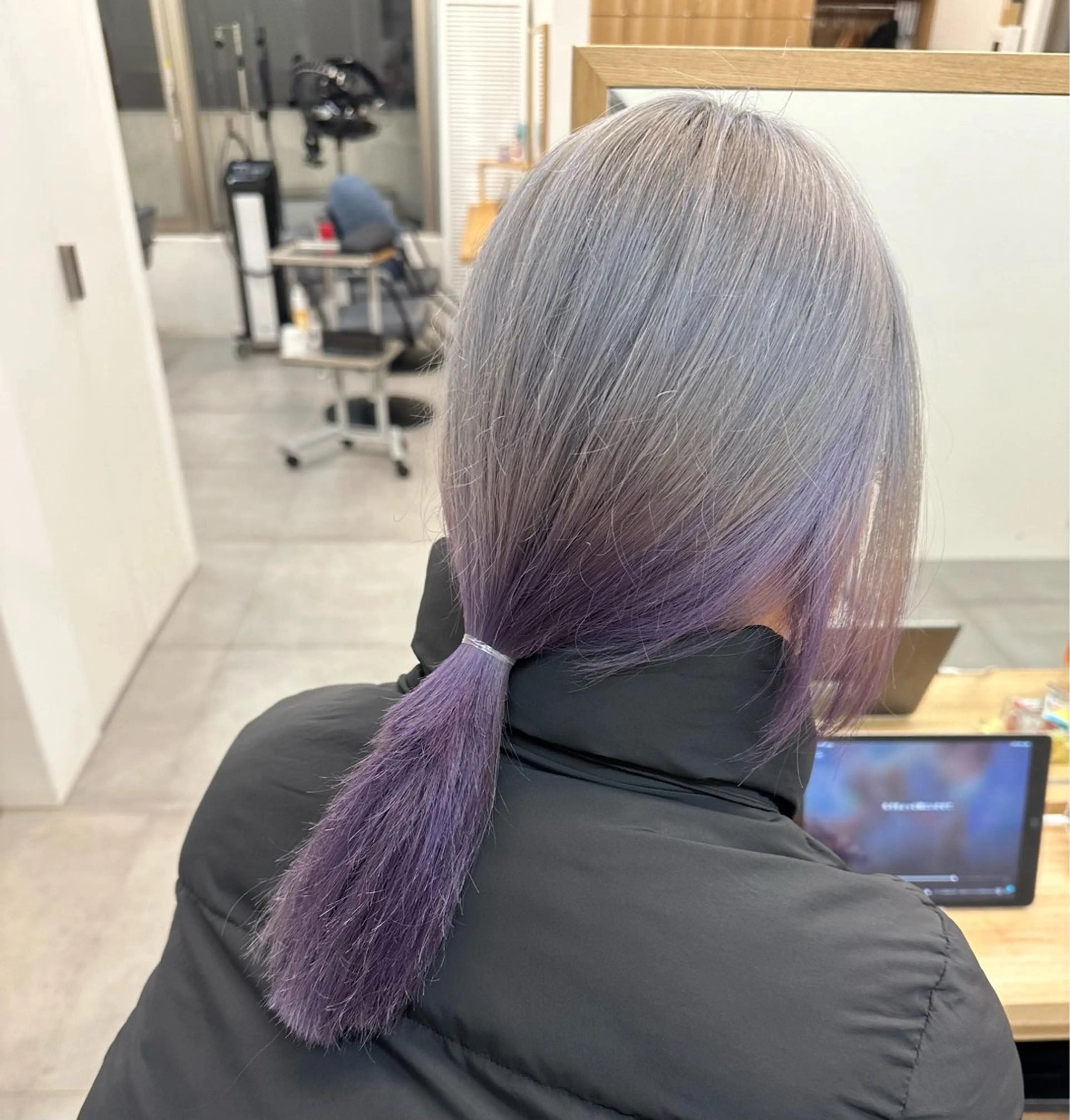 カラー ヘアカラー トリートメント はらゆか🦄レディー スカット🧸のヘアスタイル