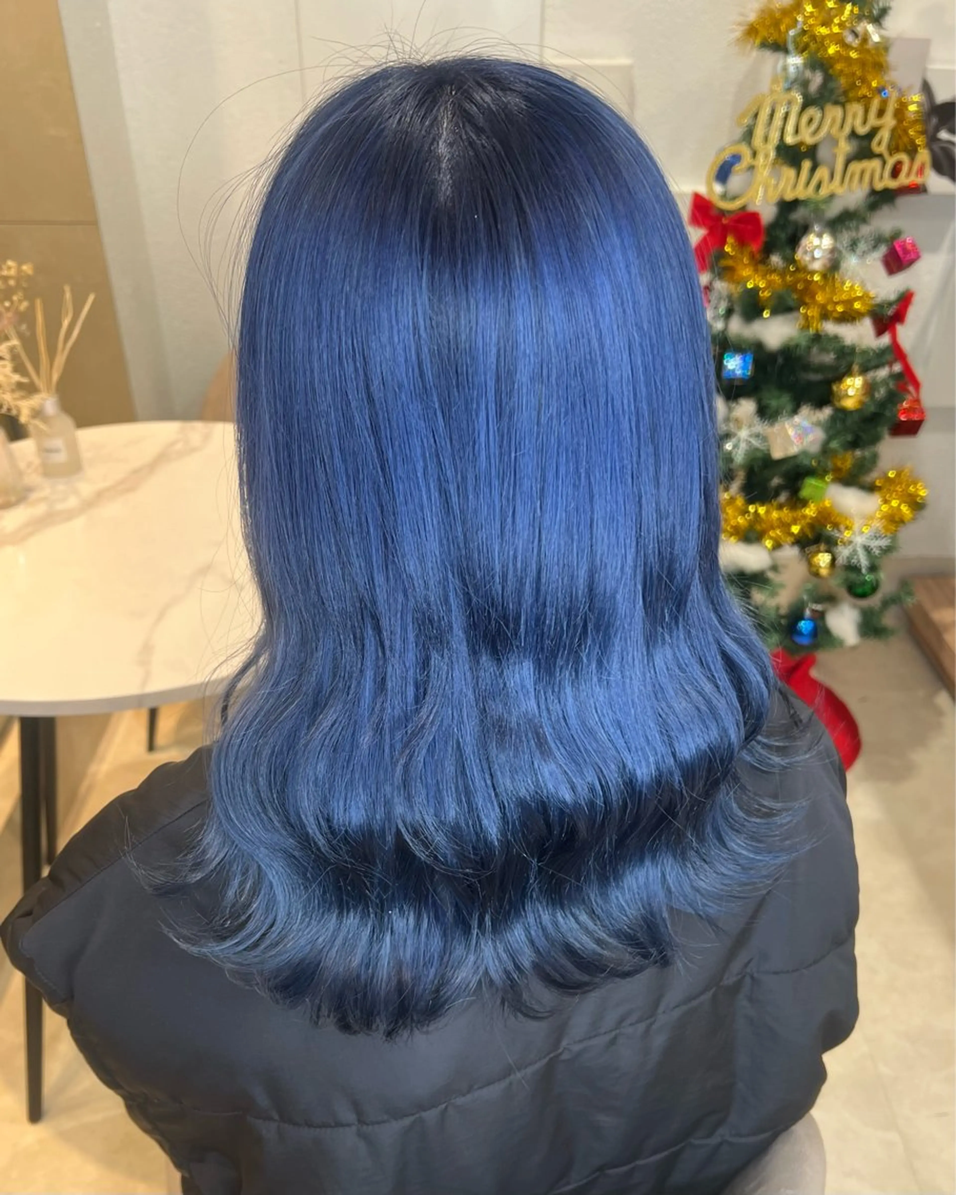セミロング カラー オレンジ milk tea るかのヘアスタイル