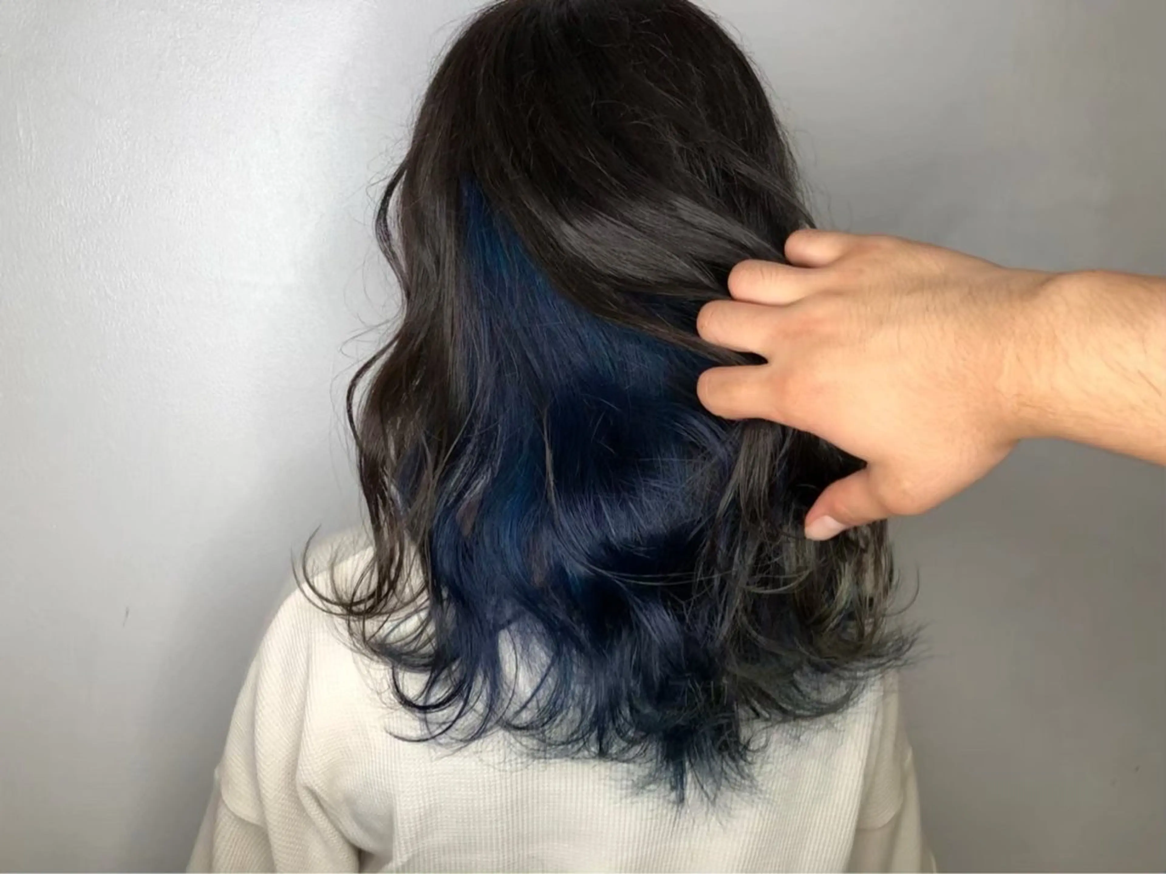 ロング カラー 【当日予約OK】 メンズカット かなのヘアスタイル