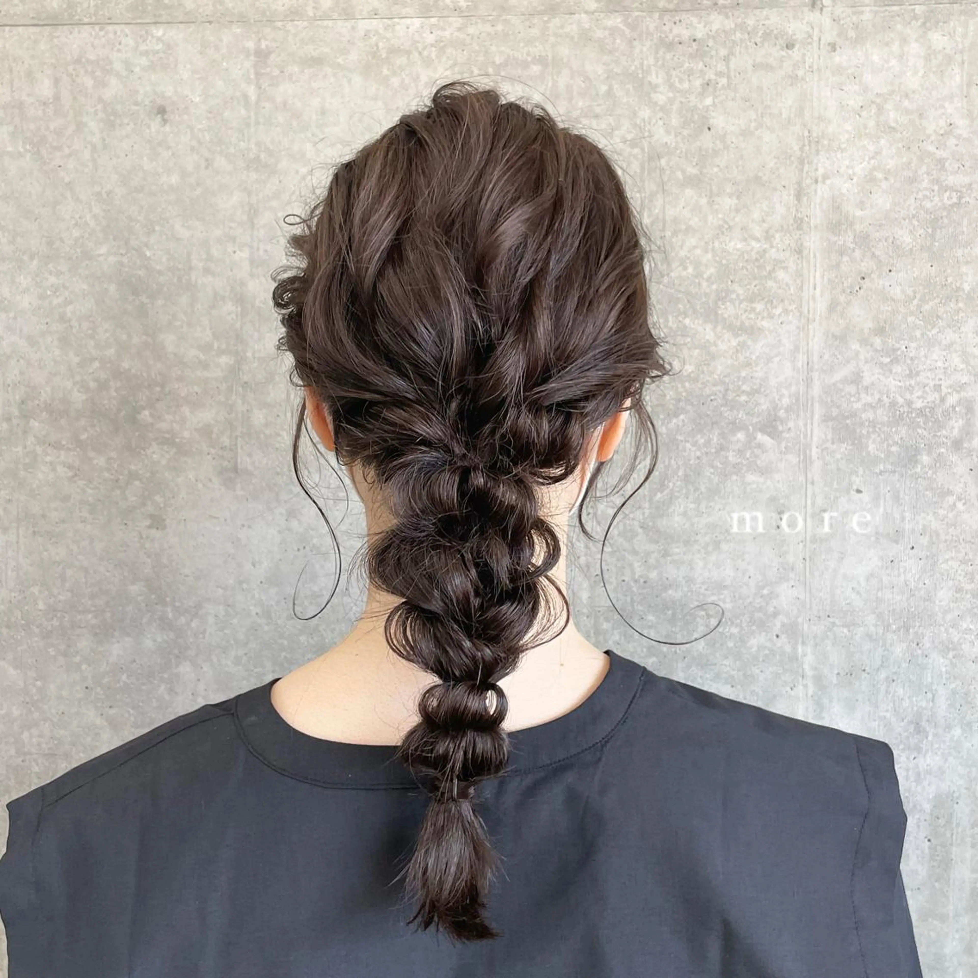 ヘアセットの写真