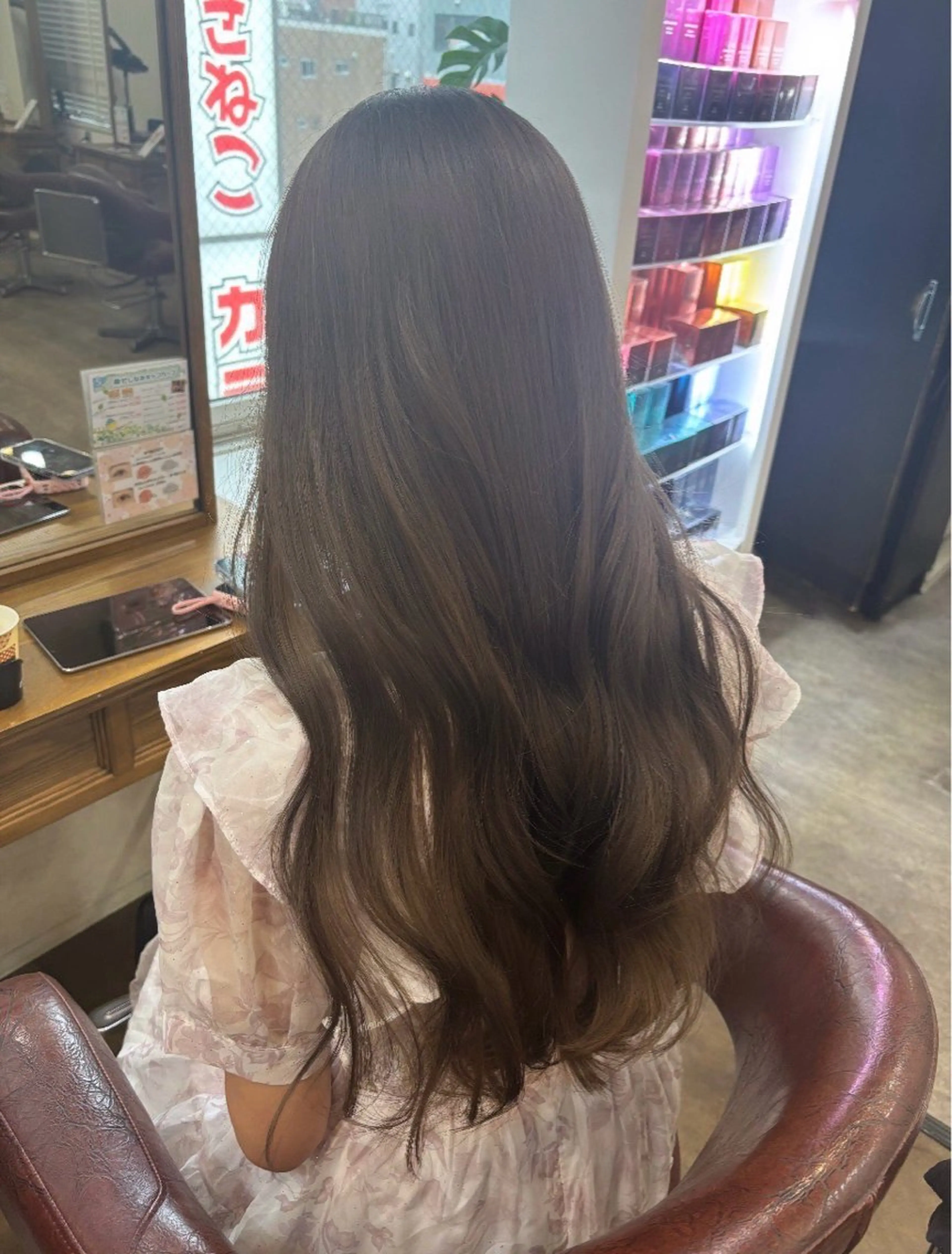 ロング カラー メンズ特化 ティアラのヘアスタイル