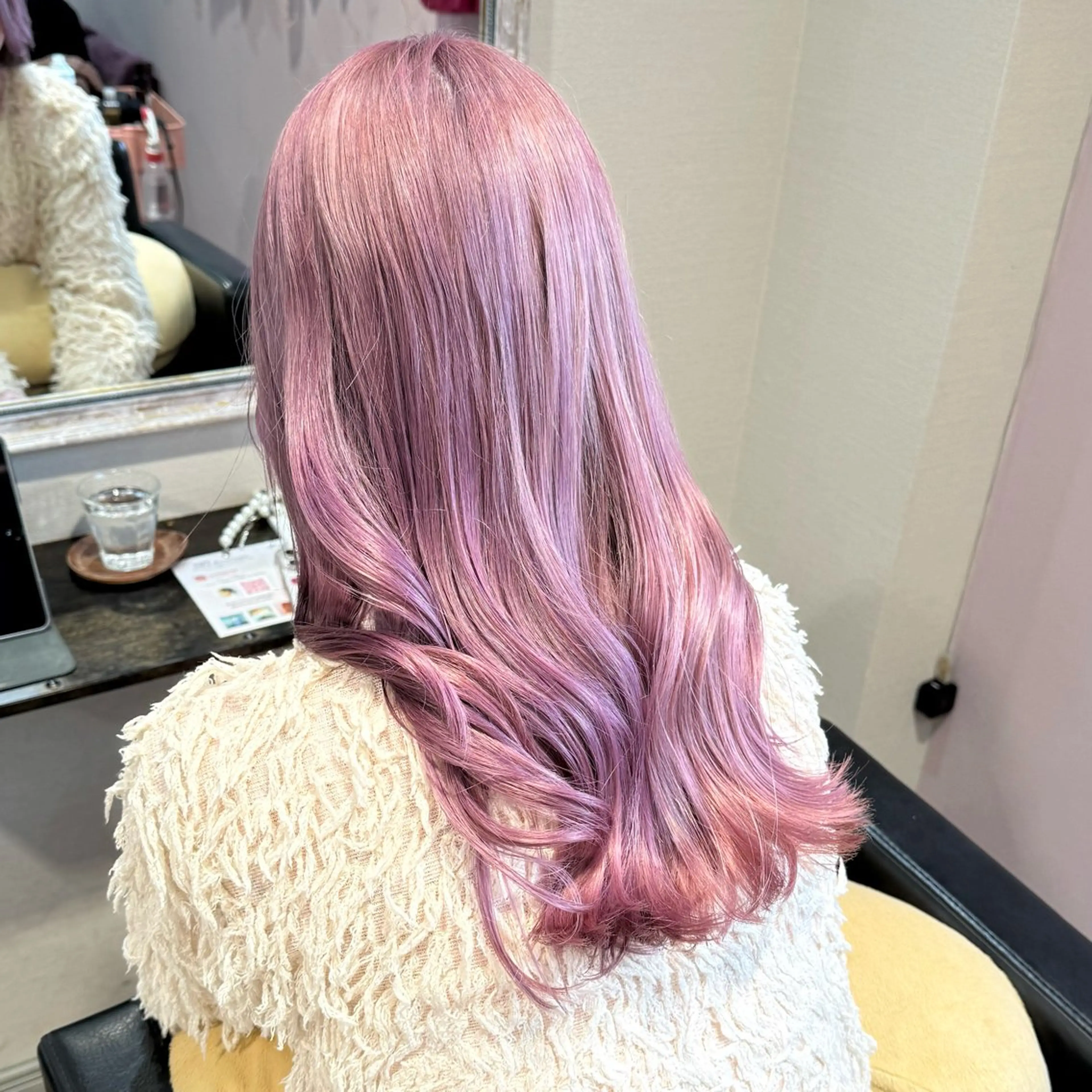 ロング カラー ヘアカラー 柔らかいcolor ￤韓国￤🩰マユ🩰のヘアスタイル