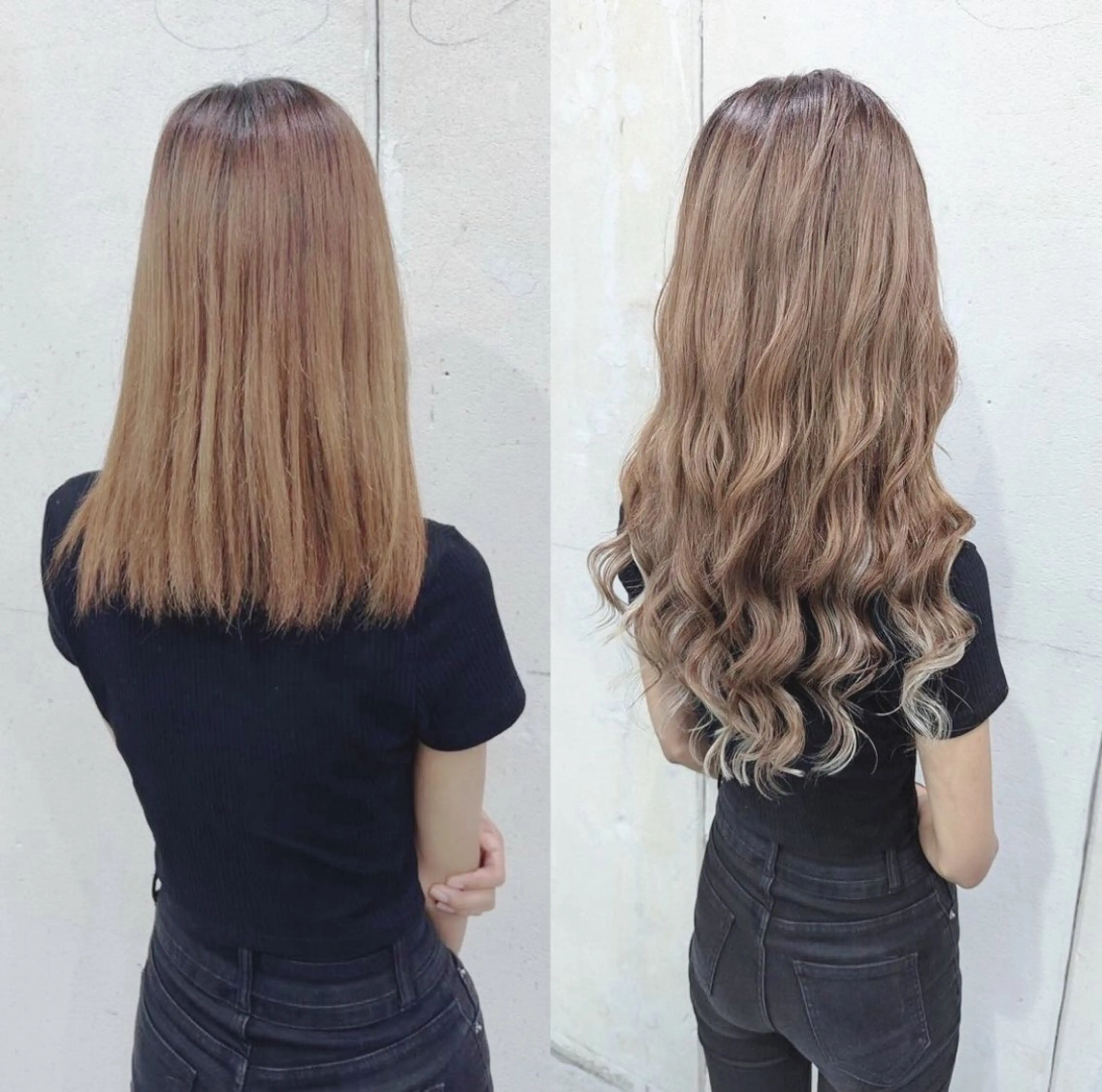 ロング カラー EDeN Reaのヘアスタイル