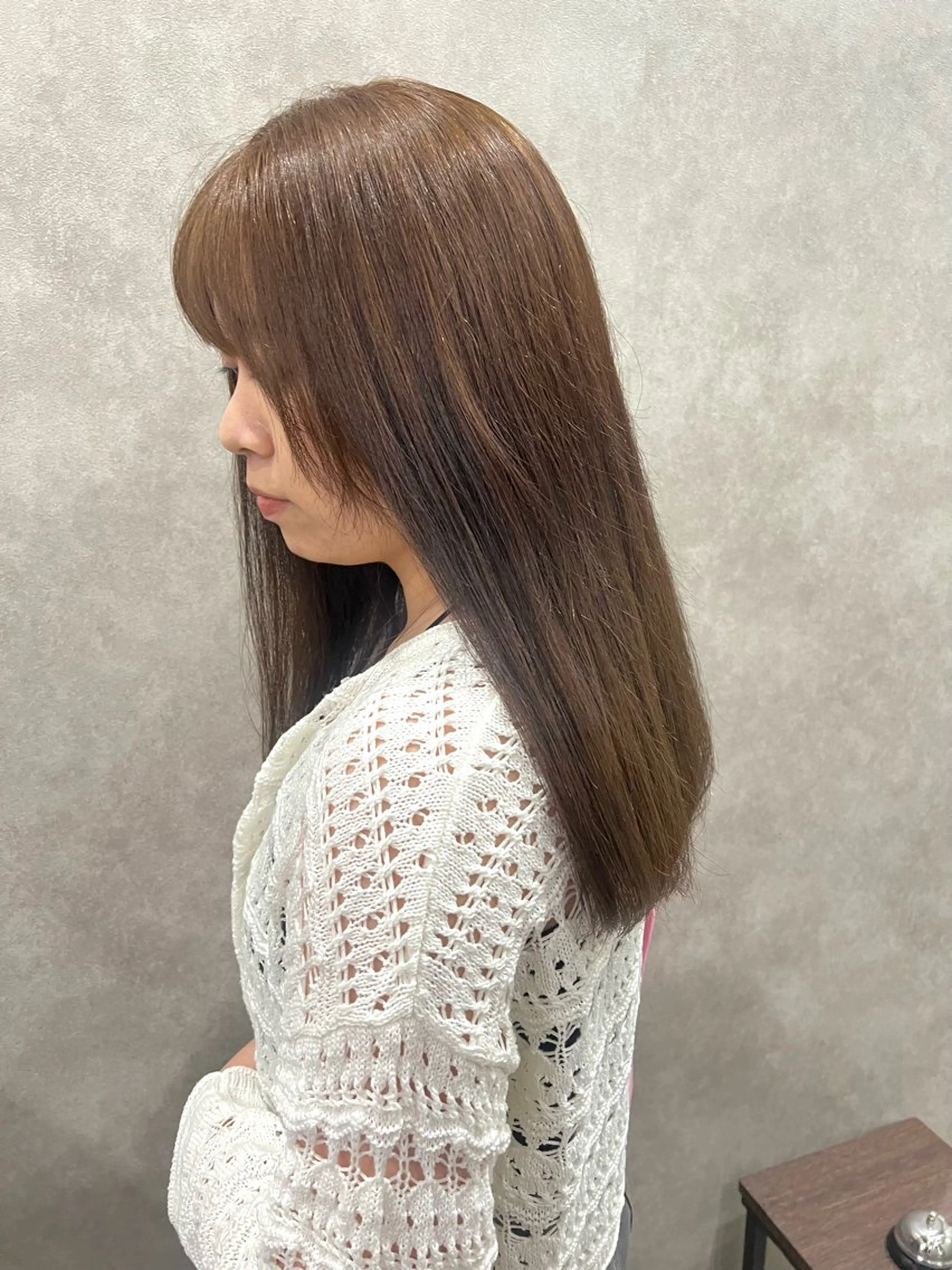 ロング カラー ブラウンカラー オリーブブラウン カット ヘアカラー トリートメント 🎀🕊RION 🩰のヘアスタイル